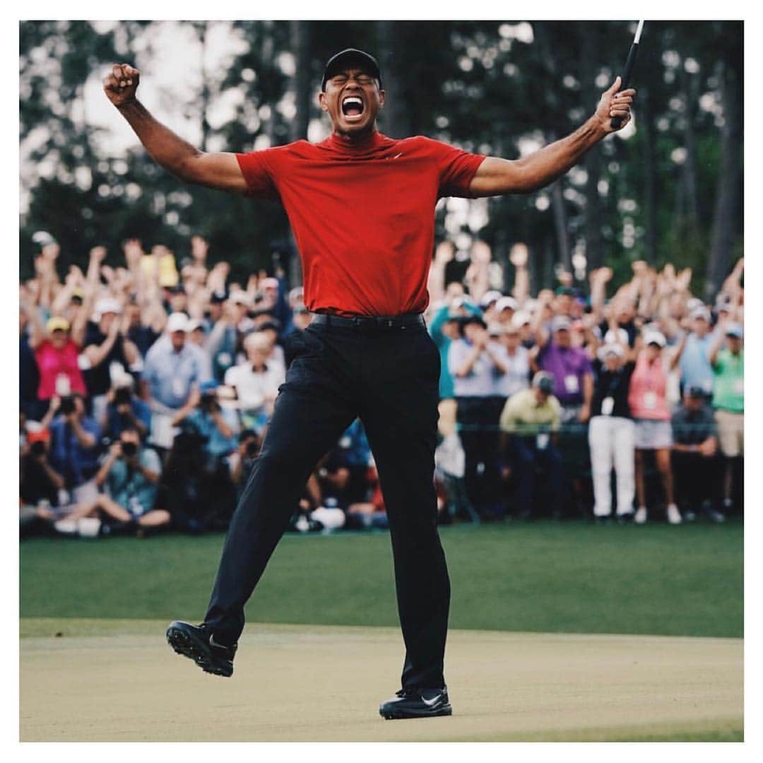 ナイジェル・デ・ヨングのインスタグラム：「„Name a better comeback than this! I’ll wait ... „ 🐐 #Goosebumps #Masters2019」