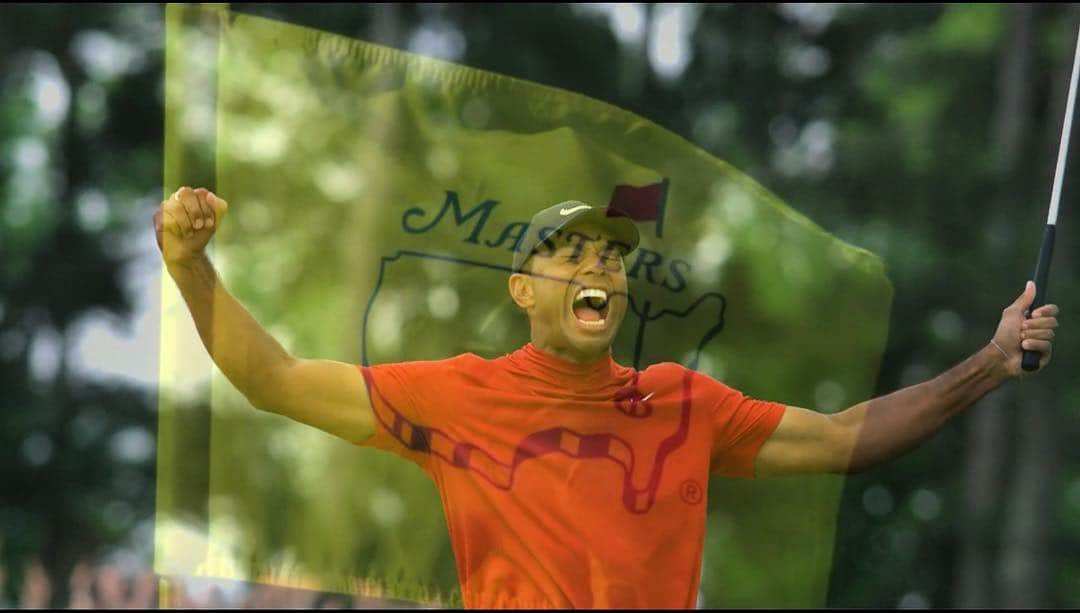 モーガン・キングのインスタグラム：「11 years since @tigerwoods won his last Major, 14 since his last Masters. If you ever wanted to find a way to believe in yourself, this was the moment. What an unbelievable moment in sports.」