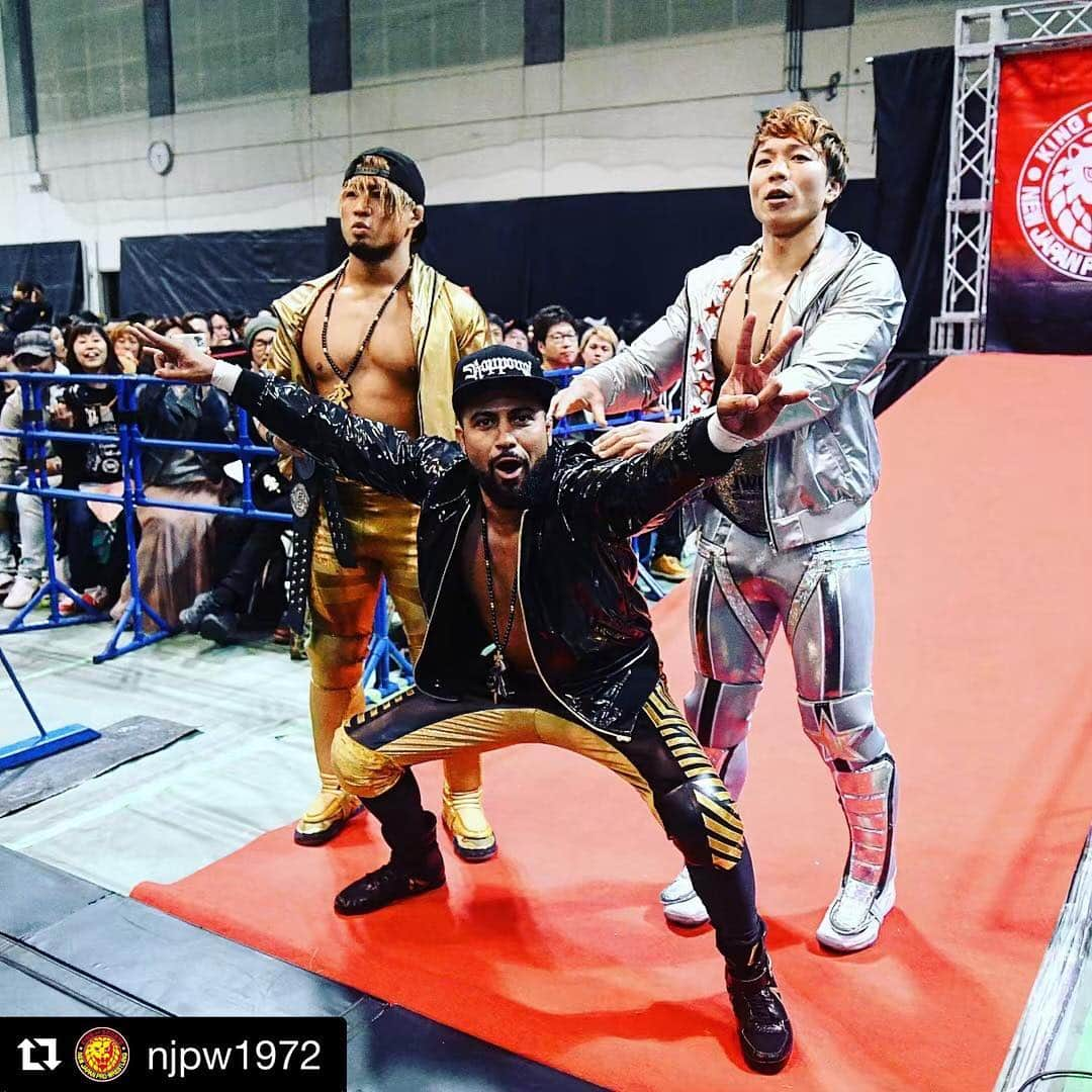 田中翔さんのインスタグラム写真 - (田中翔Instagram)「#Repost @njpw1972 ・・・ #RPG3K!! 🔥🏙 #Roppongi3K #Rocky #SHO and #YOH!! #njdontaku #njpw #新日本プロレス #プロレス #高崎」4月15日 13時38分 - sho_tanaka_sho