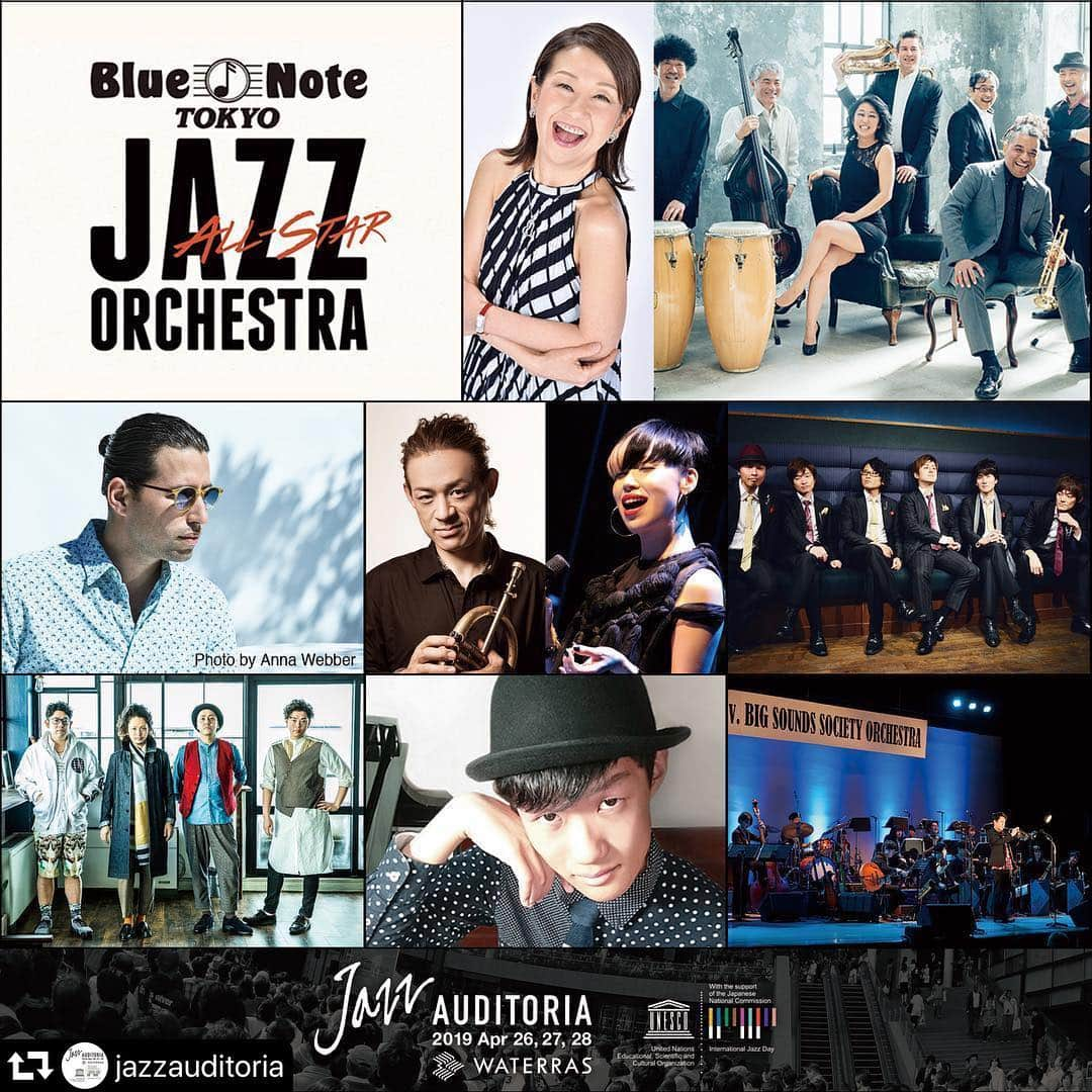 板井麻衣子さんのインスタグラム写真 - (板井麻衣子Instagram)「. 今年も、JAZZ AUDITORIAの季節がやってきました！！ 4月26、27、28日に、御茶ノ水のワテラスで開催されるライブイベントで、ワタクシ今年も3日間MCさせていただきます。子どもも大人も気軽に、食べながら・飲みながら・遊びながら・芝生に寝転がりながら、ホンモノの音を堪能できる贅沢な3日間。観覧無料なので（←ここ大事！）、是非遊びにいらして下さーい！ . . . #repost @jazzauditoria ・・・ 【JAZZ AUDITORIA 2019 全出演者・プログラム発表！】﻿ クインシー・ジョーンズがその才能に惚れ込んだ、キューバ出身の鬼才ピアニスト「アルフレッド・ロドリゲス・トリオ」、“RAG FAIR”と“INSPi”のメンバーによる男性6人組アカペラユニット「BROAD6」、人気ヴォーカル＆フリューゲルホーン・プレイヤーとパワフルなヴォーカルによる「TOKU with Guest: Shiho」の出演が決定！﻿ ﻿ #ワテラス #JAZZAUDITORIA #Internationaljazzday #jazzday」4月15日 14時19分 - maikorophone