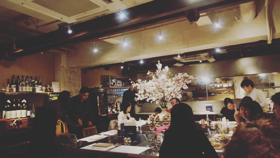 宮田愛子さんのインスタグラム写真 - (宮田愛子Instagram)「札幌では、父と母の結婚記念日を祝いました。 中央に花開く 桜が美しいお店でした。  42年かぁ...気が遠くなる年月です。 笑  #結婚記念日」4月15日 14時32分 - miyata.aiko