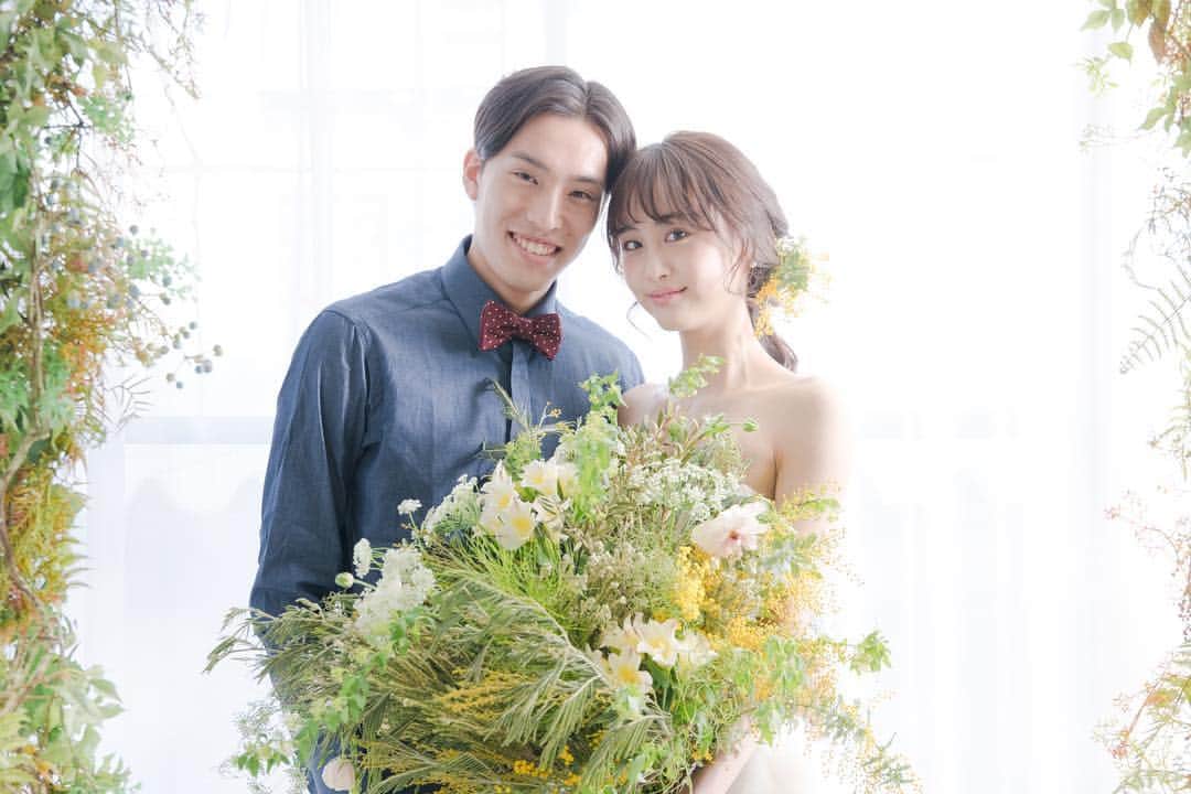 ステレオブライダル〈ヘアメイク〉のインスタグラム：「✴︎ #bridal #wedding #shooting #photo #hairmake #hair #make #hairmakestereo」