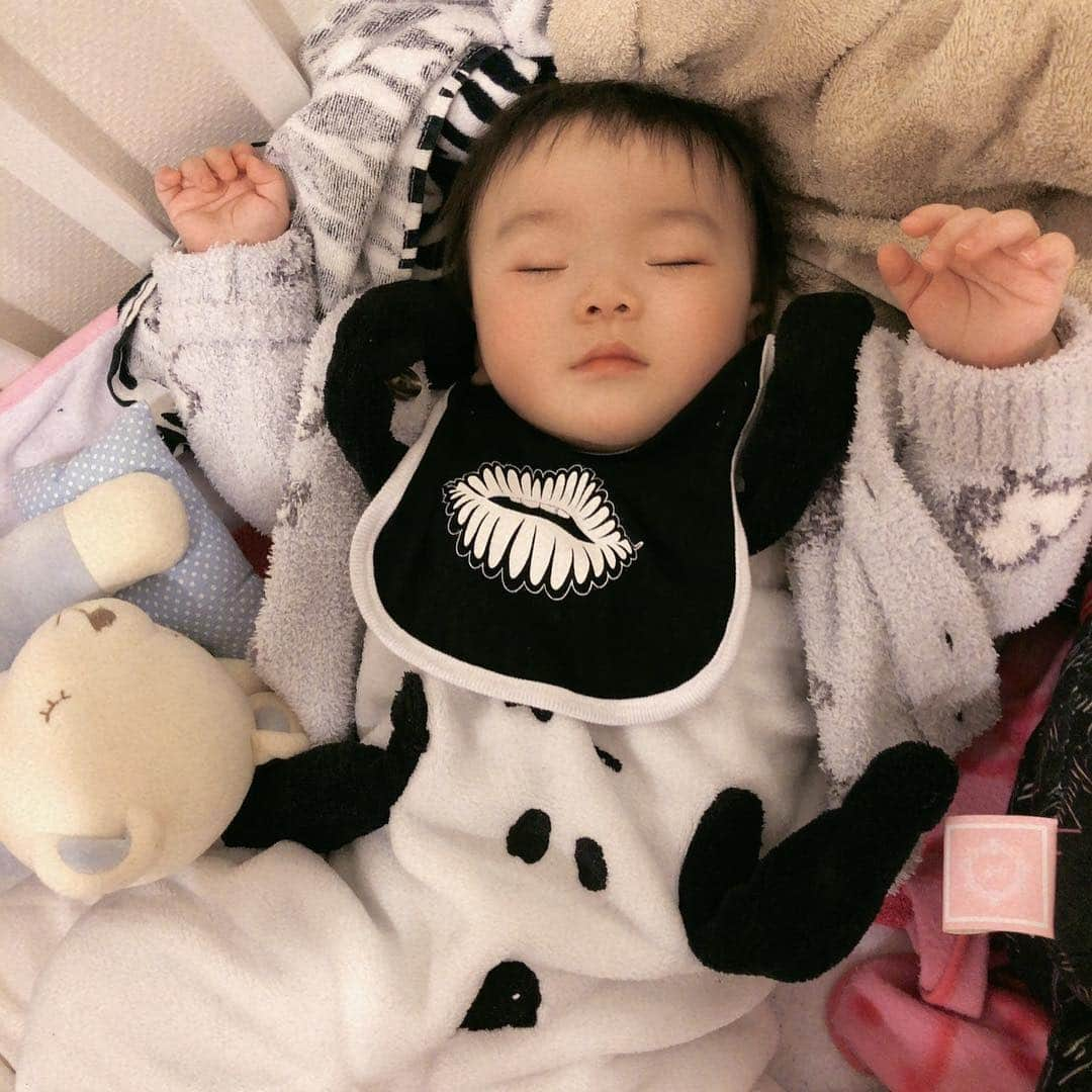 夢咲りおなさんのインスタグラム写真 - (夢咲りおなInstagram)「もうすぐ販売するベビースタイ👶🍼 ワンサイズ4カラーの唇のサイズ大小展開になります。  後ろがボタン式になってるので楽に付けられて赤ちゃんが自分で取る心配はありません。  お友達からも欲しい！って言ってくれて先行販売してます❤︎ 私は奇跡的に赤ちゃんが居ないのでスヌさんに付けてあげてます🐶w  写真投稿や送ってくださった方はサブアカにも @blackant96 アップさせていただきますね🍼💗 赤ちゃんってホント癒されます♡⍢⃝ . . .  #絵描き#絵#アート#ベビー用品#スタイ#よだれかけ#スヌーピー #赤ちゃん#ベビー服 #ベビー#Baby#ゆめりお」4月15日 7時34分 - yumerio0906