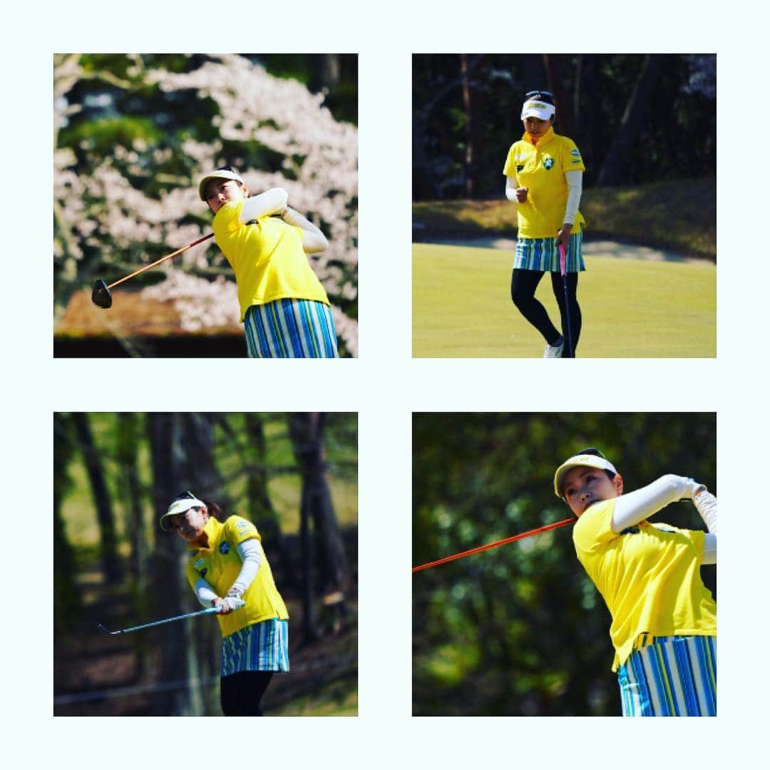 のインスタグラム：「☆ 2日目  #ステップアップツアー #golfstyle 3日間のうち1番ショットが乱れた😩😩😩 ドライバーのフェアウェイキープ率も50%位だし、 リカバリー率もアプローチがダメダメで全然カバーできず 来週に向けて課題が沢山出てきた2日目でした😢😭 だけど、解決策はあるし大問題では無い👍 失敗を繰り返さない💪 ☆ 2日目のウェアは @delsolgolf  #デルソル  #hanasakaladiesyanmargolftournament  #lpga #女子プロゴルファー  #リクルートエグゼクティブエージェント  #simmons #シモンズ  #dunlop #ダンロップ #srixon #スリクソン #xxio #ゼクシオ #asics #アシックス」