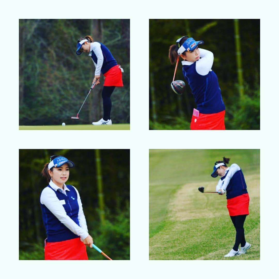 のインスタグラム：「☆ 最終日  #ステップアップツアー #golfstyle  最終日は2日目の悪かった点をうまく修正できて、ショットもそこそこ👍 バーディチャンスも沢山作れたんだけど… 前半は思うように打てなかったパットも後半はきっちりストロークできました けど けど😢  カップにボールが入らないと 全然意味がないんですよ～🤯🤯🤯 もぉ本当に入らなさ過ぎて 見てる方達も面白くなかったですよね😩すいません  来週に向けて頑張ります💪💪💪💪 ☆ 2日目のウェアは @efficace_official  #エフィカス  #hanasakaladiesyanmargolftournament  #lpga #女子プロゴルファー  #リクルートエグゼクティブエージェント  #simmons #シモンズ  #dunlop #ダンロップ #srixon #スリクソン #xxio #ゼクシオ #asics #アシックス」