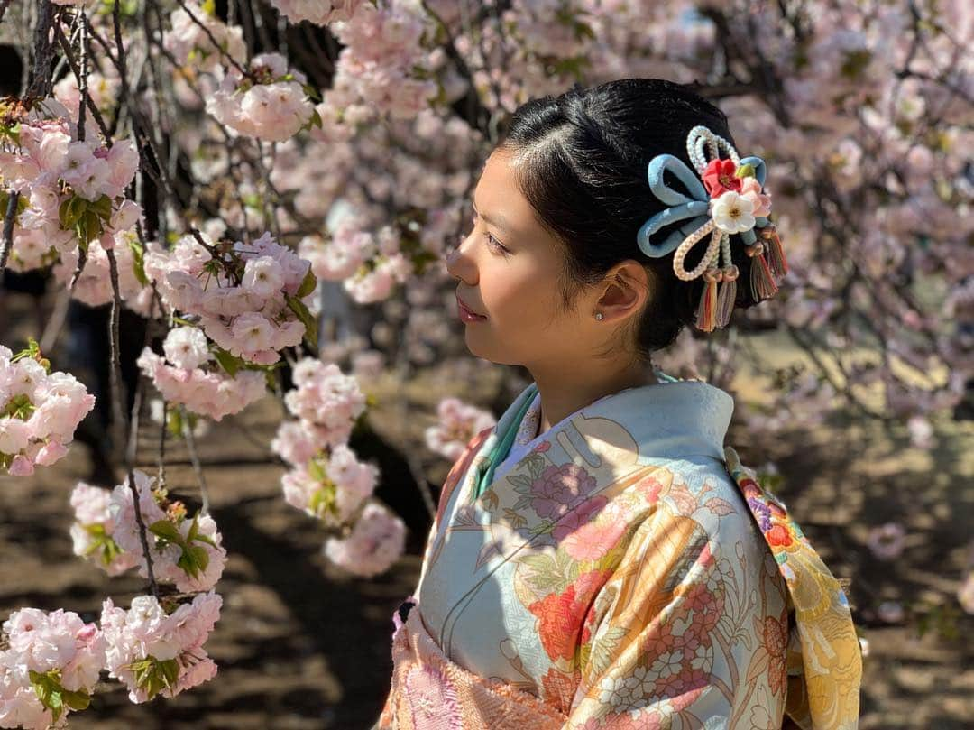 宮脇花綸さんのインスタグラム写真 - (宮脇花綸Instagram)「. 日本の心🎌 #フェンシング #宮脇花綸 #桜を見る会 #着物 #kimono #cherryblossom」4月15日 8時58分 - karinmiyawaki