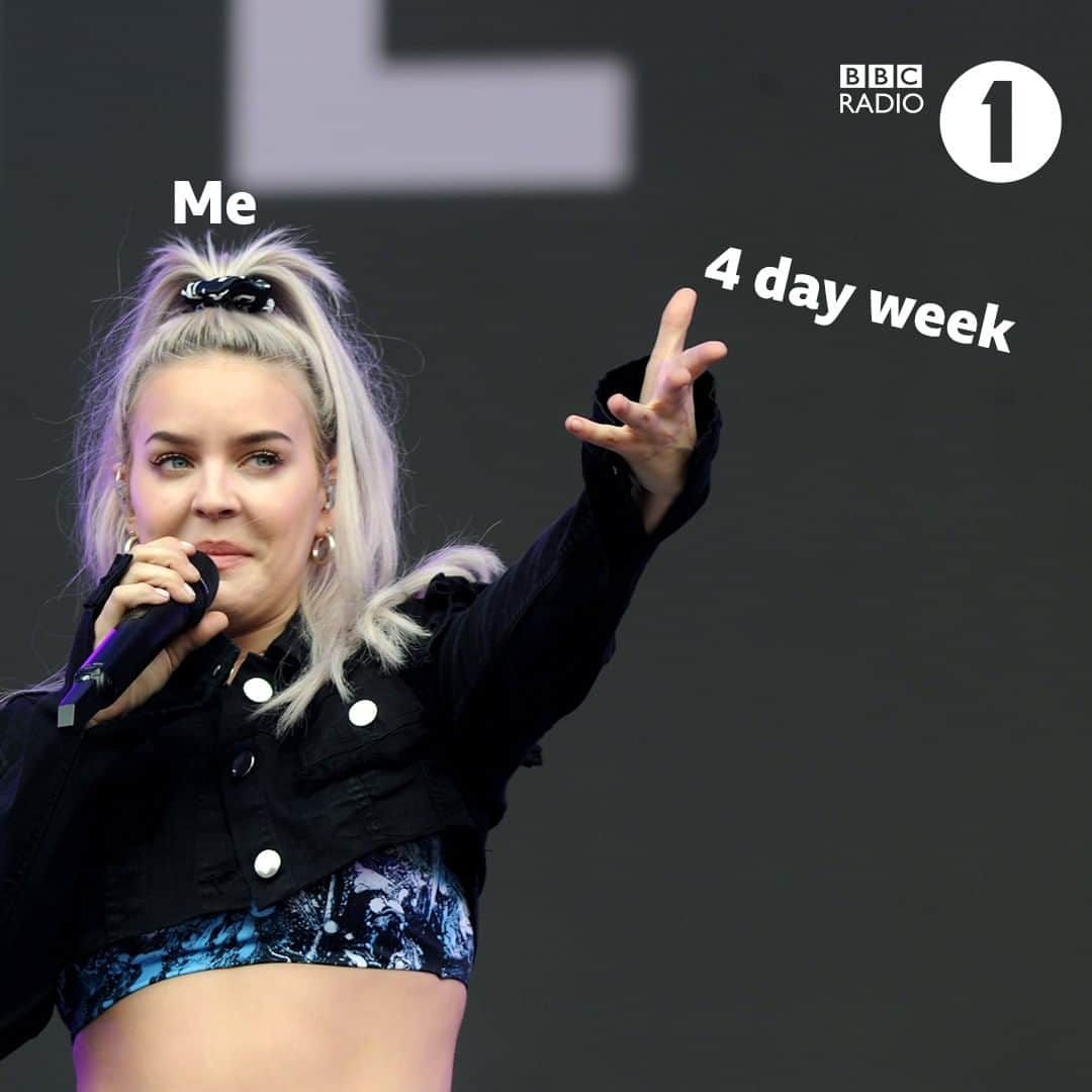 BBC Radioさんのインスタグラム写真 - (BBC RadioInstagram)「Reaching for that 4 day week like 👏👏👏 @annemarie」4月15日 15時02分 - bbcradio1