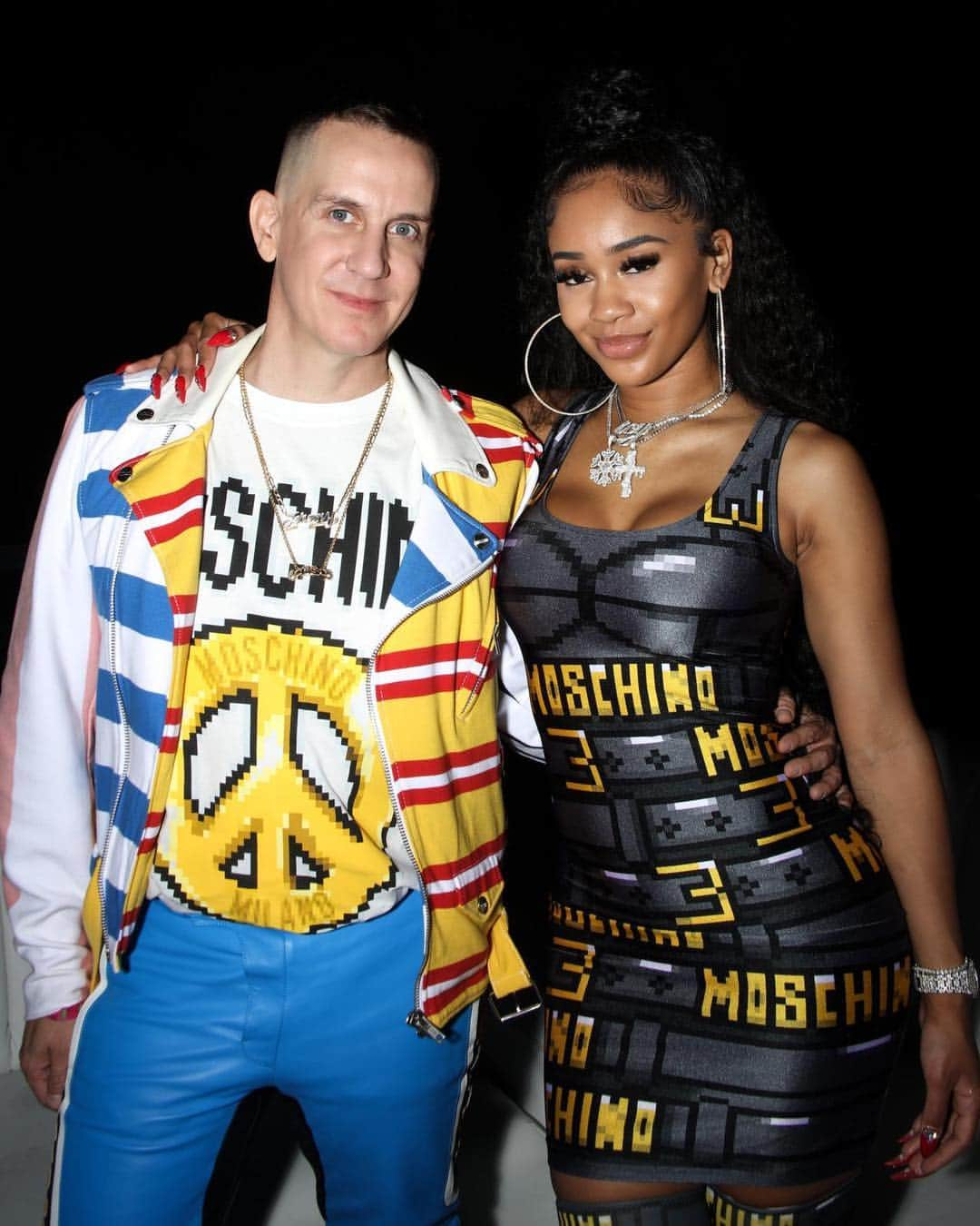 ジェレミー・スコットさんのインスタグラム写真 - (ジェレミー・スコットInstagram)「THANK YOU @saweetie FOR PERFORMING AT MY #MOSCHINOXTHESIMS LAUNCH PARTY LAST NIGHT ! #COACHELLA #ELLA #ELLA PHOTO @marco_ovando」4月15日 9時56分 - jeremyscott