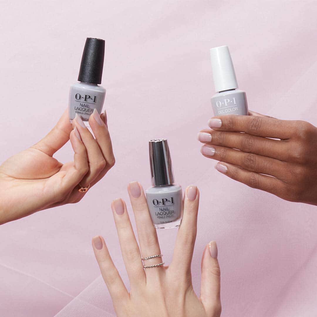 OPIさんのインスタグラム写真 - (OPIInstagram)「Have you tried #EngagemeantToBe from our latest collection? This sheer grey shade is available in #OPIGelColor #OPIInfiniteShine and #OPINailLaquer ! #OPISheers #sheer #greynails #sundayfunday」4月15日 9時57分 - opi