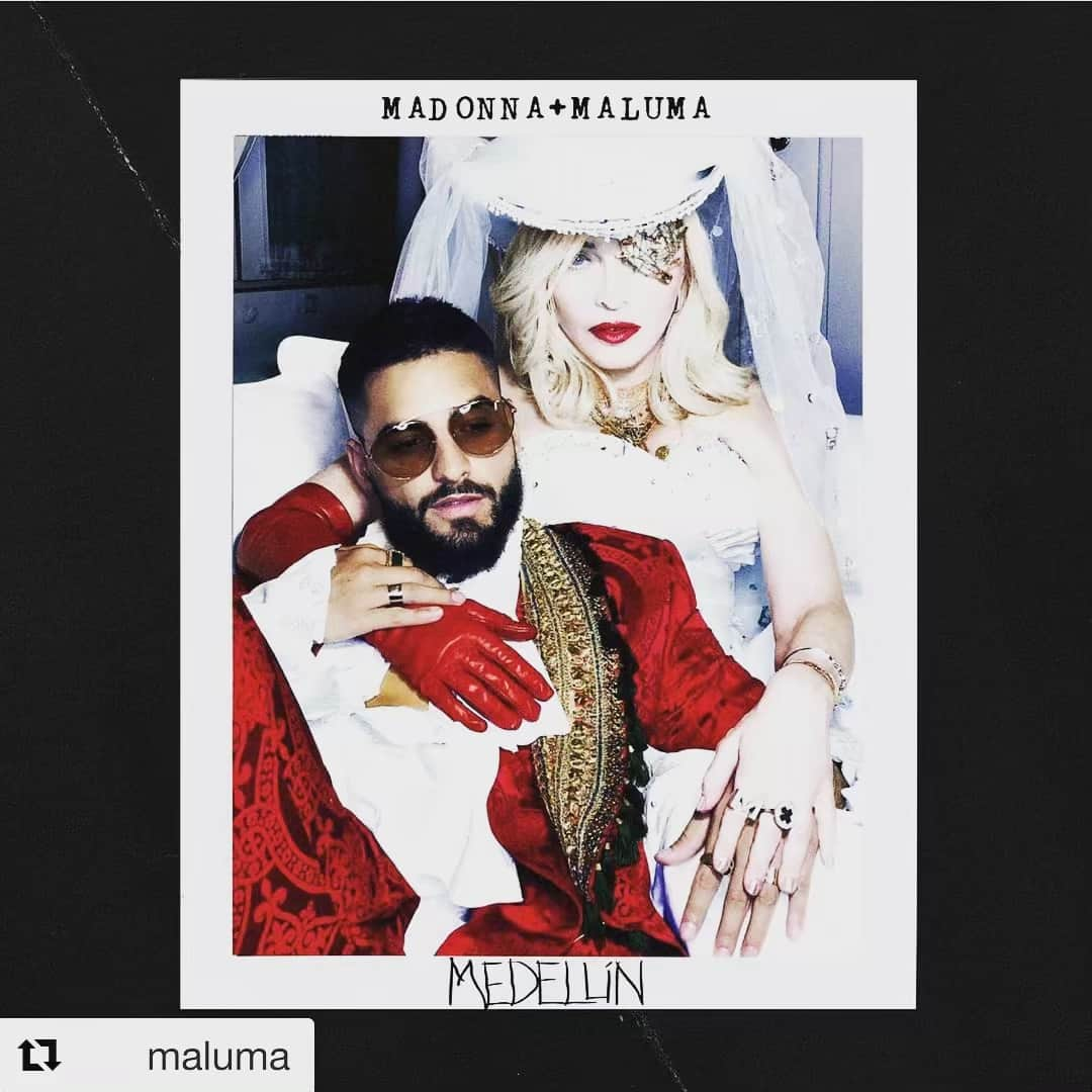 小林 ディスカスさんのインスタグラム写真 - (小林 ディスカスInstagram)「#madonna × #maluma なんて最強過ぎてヤバす…👱🏾‍♂️💙💙💙💯 #Repost @maluma with @get_repost ・・・ MADONNA ✖️ MALUMA M&M  Esto parece increíble, aún no lo puedo creer pero SI es una REALIDAD!! El 17 de abril lanzamos nuestra canción llamada #MEDELLIN. Medallo en el mapa parceros 🇨🇴 @madonna」4月15日 23時46分 - discus_kobayashi