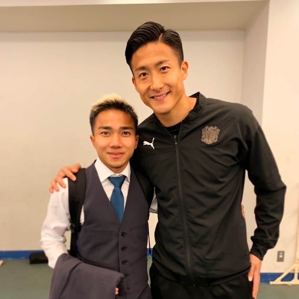 都倉賢のインスタグラム：「I'm so glad I got to see you😘  Good luck bro👍👍👍」