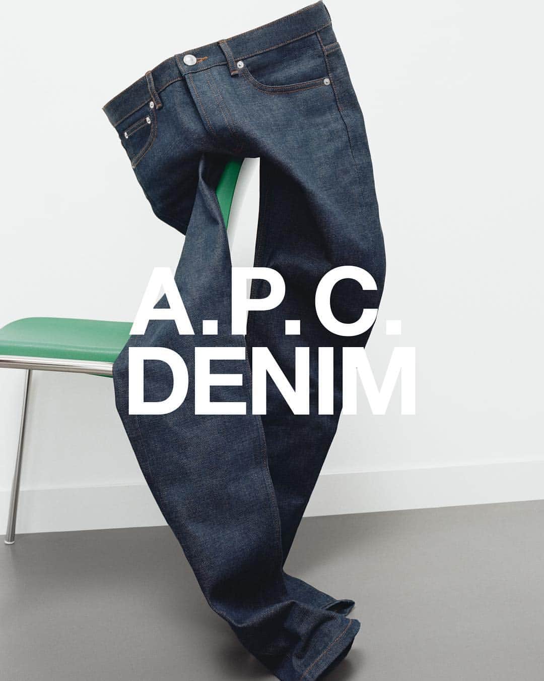 アーペーセーさんのインスタグラム写真 - (アーペーセーInstagram)「Introducing the new #APC #DENIM Campaign shot by @timelkaim. Here presenting the New Standard jeans. Available in stores and at apc.fr」4月15日 17時29分 - apc_paris