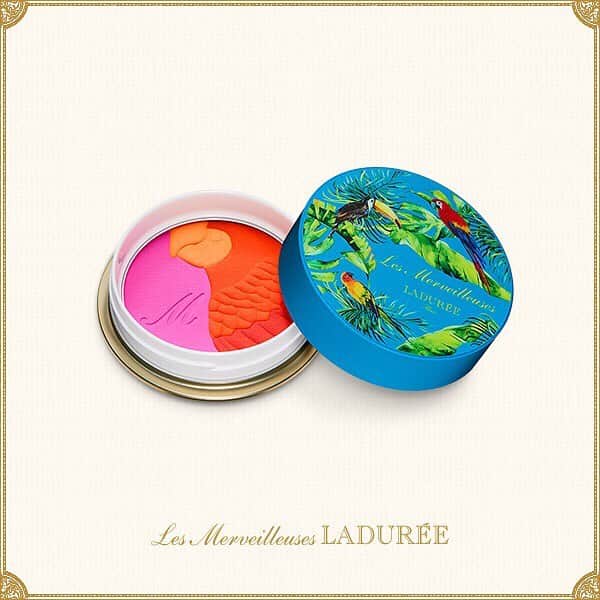 Les Merveilleuses LADURÉEさんのインスタグラム写真 - (Les Merveilleuses LADURÉEInstagram)「2019 SUMMER COLLECTION﻿ 〜植物と鳥﻿〜 4月26日（金）発売﻿ ﻿ レ・メルヴェイユーズ ラデュレ の夏のコレクションは、﻿ 自然の持つ豊かな彩りと、波打つような色調で飾られています。﻿ ﻿ ・ミックスド チークカラー﻿ ・トロピカル サンプロテクション セット﻿ ・アクセント アイライナー﻿ ﻿#lesmerveilleusesladuree ＃summer #collection #cheek #color #tropical #sunscreen #sunprotection #bodycare #bird #colorful #beauty #beautiful #夏メイク #南国 #チーク #アイライナー #メイクアップ #サマー #トロピカル #植物 #ラデュレ #laduree #lmladuree」4月15日 18時46分 - lm_laduree