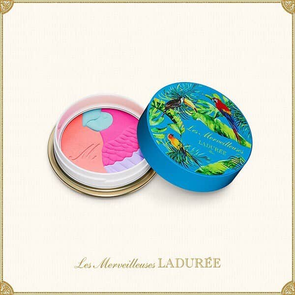 Les Merveilleuses LADURÉEさんのインスタグラム写真 - (Les Merveilleuses LADURÉEInstagram)「2019 SUMMER COLLECTION﻿ 〜植物と鳥﻿〜 4月26日（金）発売﻿ ﻿ レ・メルヴェイユーズ ラデュレ の夏のコレクションは、﻿ 自然の持つ豊かな彩りと、波打つような色調で飾られています。﻿ ﻿ ・ミックスド チークカラー﻿ ・トロピカル サンプロテクション セット﻿ ・アクセント アイライナー﻿ ﻿#lesmerveilleusesladuree ＃summer #collection #cheek #color #tropical #sunscreen #sunprotection #bodycare #bird #colorful #beauty #beautiful #夏メイク #南国 #チーク #アイライナー #メイクアップ #サマー #トロピカル #植物 #ラデュレ #laduree #lmladuree」4月15日 18時46分 - lm_laduree