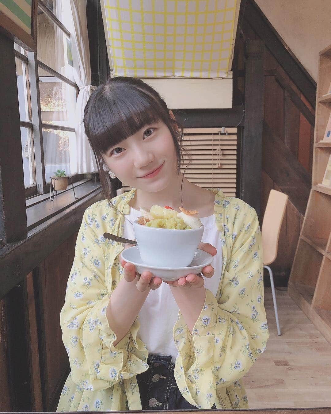 藤崎未夢さんのインスタグラム写真 - (藤崎未夢Instagram)「♡ あんみつ、どうぞ。 . . #NGT48 #藤崎未夢 #新潟 #新潟カフェ #加茂 #加茂カフェ #未夢ちゃんとデート  これは私のではなくパパの🤭」4月15日 18時53分 - miyu_miyu_ngt48