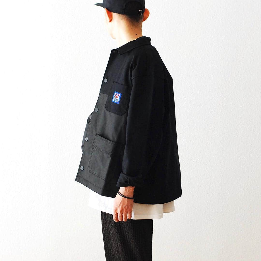 wonder_mountain_irieさんのインスタグラム写真 - (wonder_mountain_irieInstagram)「_ BRAIN DEAD / ブレインデッド Paneled Chore Coat” ￥34,560- _ 〈online store / @digital_mountain〉 http://www.digital-mountain.net/shopdetail/000000009207/ _ 【オンラインストア#DigitalMountain へのご注文】 *24時間受付 *15時までのご注文で即日発送 *1万円以上ご購入で送料無料 tel：084-973-8204 _ We can send your order overseas. Accepted payment method is by PayPal or credit card only. (AMEX is not accepted)  Ordering procedure details can be found here. >>http://www.digital-mountain.net/html/page56.html _ 本店：#WonderMountain  blog>> http://wm.digital-mountain.info/blog/20190415-1/ _ #BRAINDEAD #ブレインデッド _ cap →#FUTUR ¥7,344- tee→ #FUTURE × #Graphpaper ¥18,360- pants→ #KAPTAINSUNSHINE ¥32,400- bag→ #THENORTHFACE ¥6,264- _ 〒720-0044  広島県福山市笠岡町4-18 JR 「#福山駅」より徒歩10分 (12:00 - 19:00 水曜定休) #ワンダーマウンテン #japan #hiroshima #福山 #福山市 #尾道 #倉敷 #鞆の浦 近く _ 系列店：@hacbywondermountain _」4月15日 19時16分 - wonder_mountain_