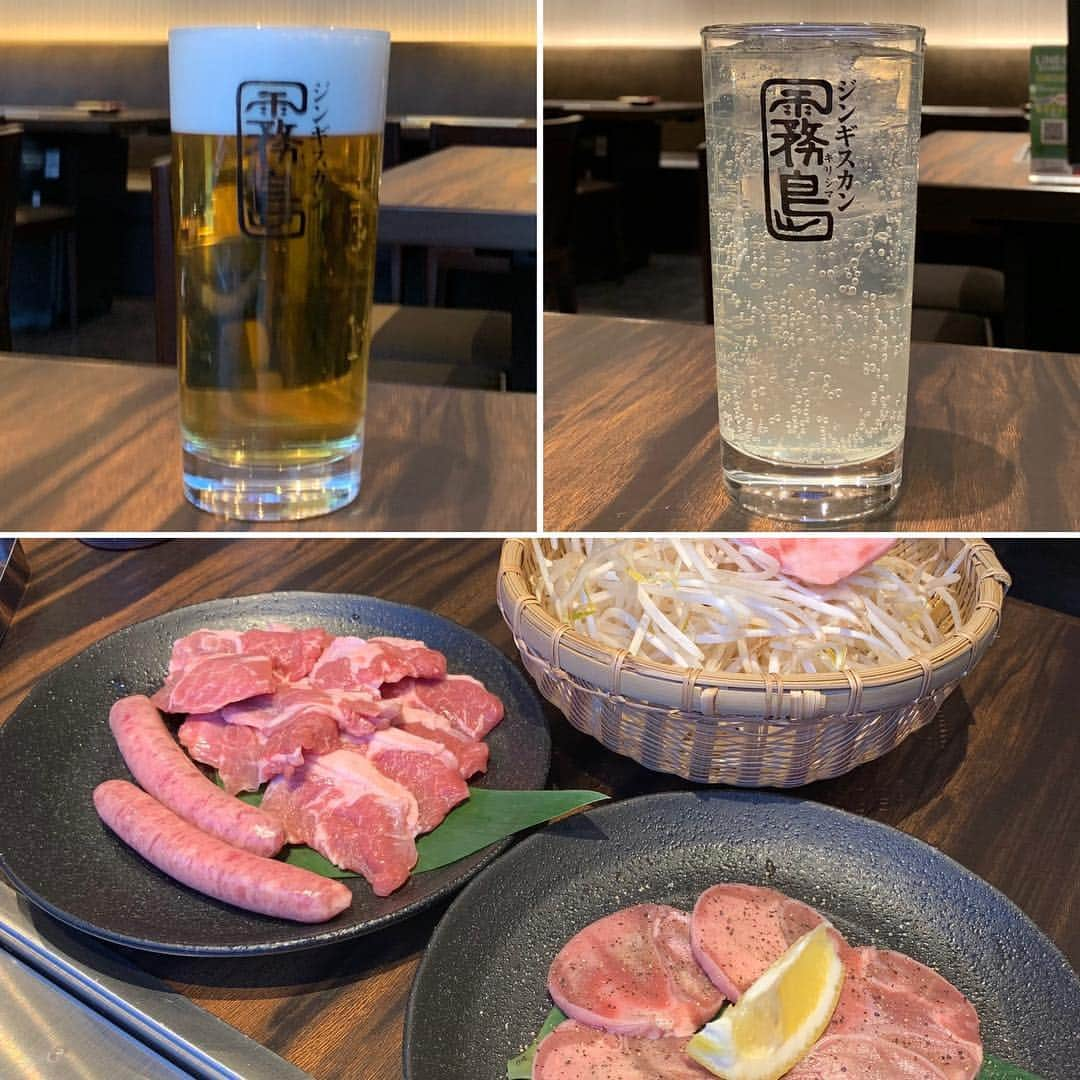 くろさんのインスタグラム写真 - (くろInstagram)「* 本日のディナーはジンギスカン霧島🥩🍺 #ジンギスカン霧島 #ジンギスカン #おごちそうさまでした #新橋ディナー #新橋飲み #新橋呑み #ジンギスカン霧島新橋店」4月15日 19時50分 - m6bmw