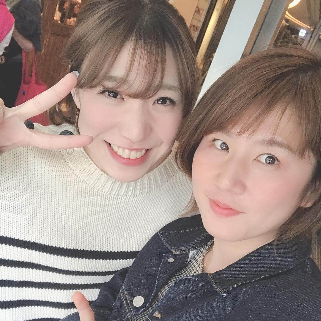 藤井瑞希さんのインスタグラム写真 - (藤井瑞希Instagram)「・ ・ 大好きな奈也とブランチ😊 いつも笑顔で癒してくれてありがとう。 ・ ・ いつも話聞いてくれてありがとね、奈也❤️💛❤️💛 ・ ・ #元フィギュアスケーター #⛸ #心友 #武田奈也」4月15日 20時10分 - bdmntnfujiimizuki