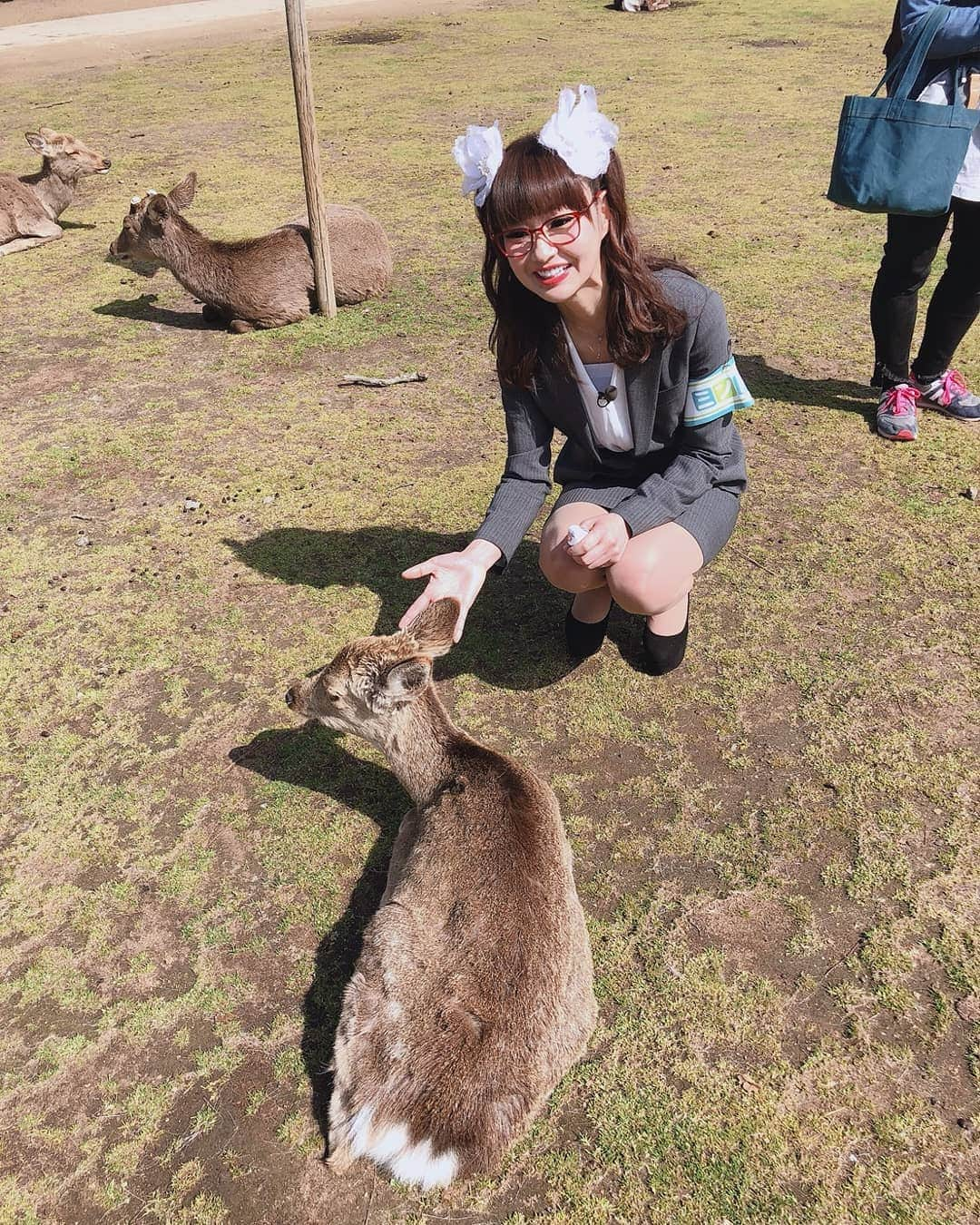 さゆりさんのインスタグラム写真 - (さゆりInstagram)「皆様〰️😭沢山暖かいお言葉頂いて有難うございます〰️😭感謝です‼️🙇🍀心配かけちゃって本当にごめんなさい‼️😢もっと身体大切にします〰️😂😂😂 明後日✨水曜放送の『ミント』の『これ買いや～』は奈良です🤣  #ちっちゃい頃  #ディズニーのバンビ ちゃん柄の赤いバック❤️ #その時の宝物全部入れてたバンビちゃんの小さなバック…❤️ #手作りのビーズの首飾り✨ #ベルばら のハンカチ💮などなど… #ボンボン時計がたくさんの喫茶店で忘れて無くした #バンビちゃんの赤いバック #かれこれ45年…😅 #いまだに探してます😅💦 #かつみさゆり  #さゆり #吉本坂46 #ミント  #これ買いや  #スーツ姿に赤眼鏡 #見習いバイヤー」4月15日 20時57分 - katsumisayuri_sayuri