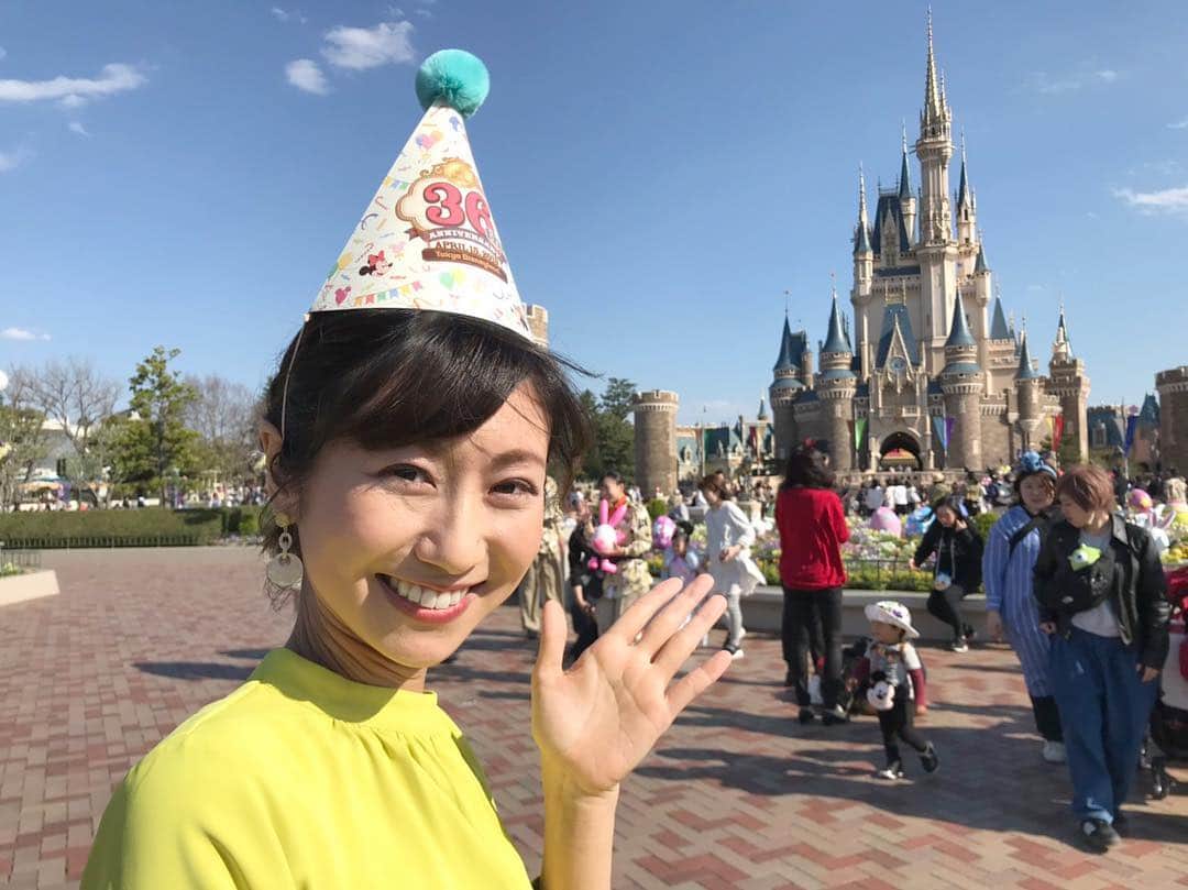 のインスタグラム：「東京ディズニーランドでは﻿ ヒメリンゴの花が咲いていました！﻿ ﻿ ＧＷまで楽しめそうですよ～﻿ ﻿ #酒井千佳 @sakaichikaaaa #ひとこと日記 #LiveNews_it #フジテレビ」