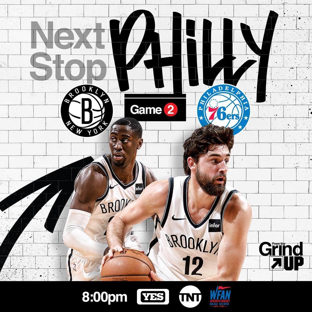 Brooklyn Netsさんのインスタグラム写真 - (Brooklyn NetsInstagram)「GAME 2 TONIGHT ⚫️⚪️⚫️⚪️」4月15日 21時55分 - brooklynnets
