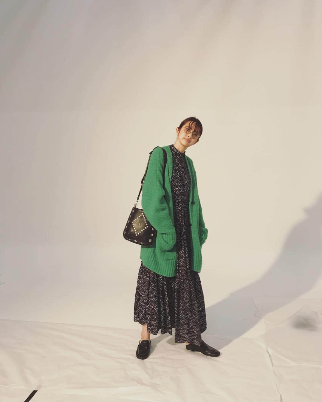 加納奈々美のインスタグラム：「私服💚  #rbs_raybeams #isabelmarantetoile」