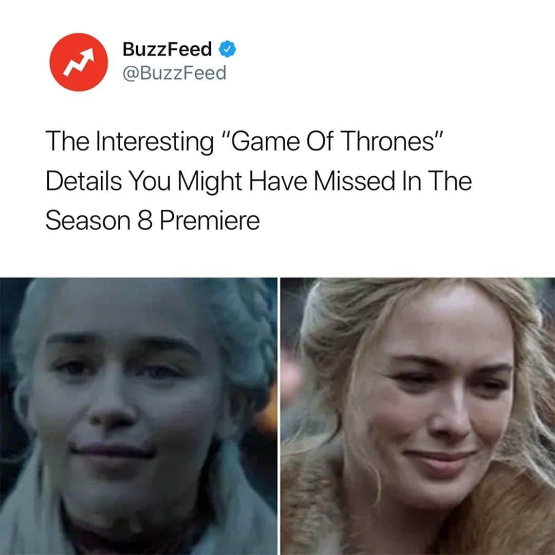 BuzzFeedさんのインスタグラム写真 - (BuzzFeedInstagram)「Did you catch all of the callbacks from last night's episode? LINK IN BIO ⚔️」4月16日 9時00分 - buzzfeed