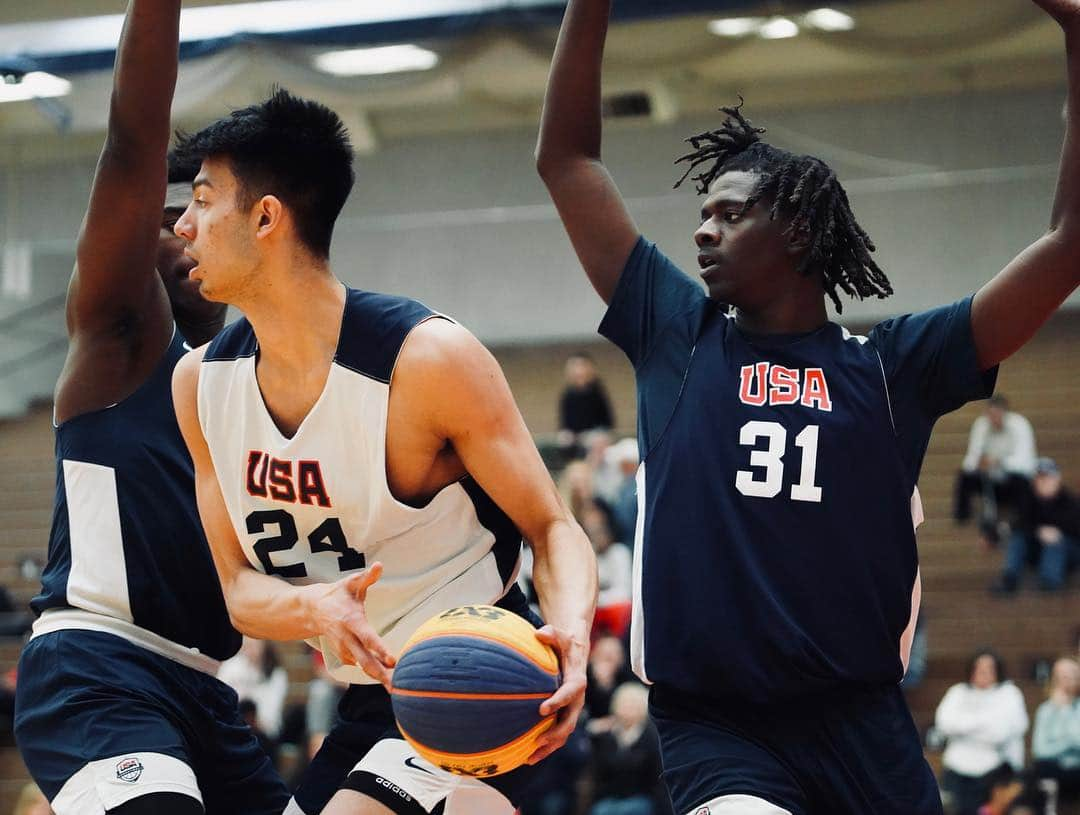 USA Basketballさんのインスタグラム写真 - (USA BasketballInstagram)「Two tough, physical gold medal games in Colorado Springs as we crowned new @usab3x3 U18 National Champions 👍🏼」4月16日 0時54分 - usabasketball