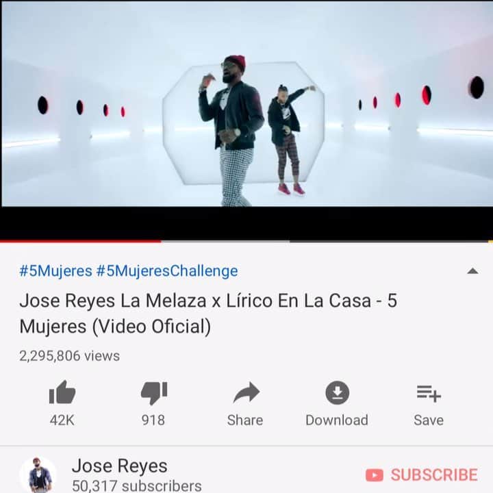 ホセ・レイエスのインスタグラム：「#5mujeres 📈  @liricoenlacasa 🔥🔥🔥🔥🔥🔥」