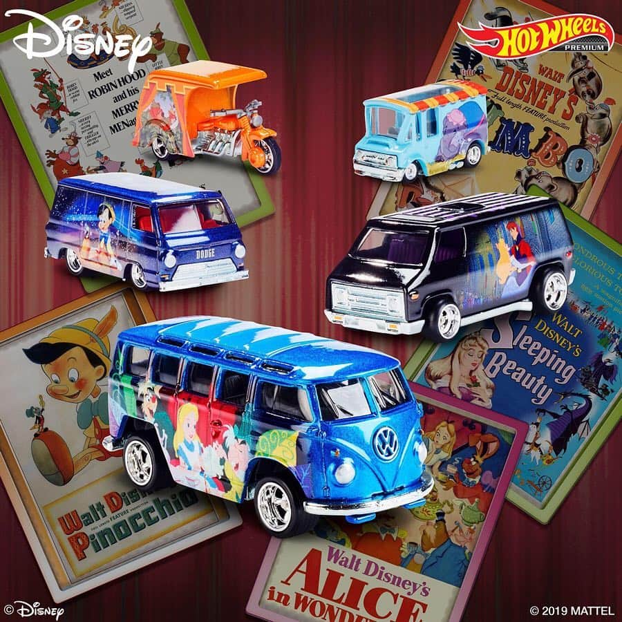 Hot Wheelsさんのインスタグラム写真 - (Hot WheelsInstagram)「Capture the ✨magic✨ of classic #Disney movies with our new #HotWheels Pop Culture collection for 2019. Swipe ➡ to see them all! #Dumbo #Pinocchio #AliceInWonderland #SleepingBeauty #Robinhoood」4月16日 3時37分 - hotwheelsofficial