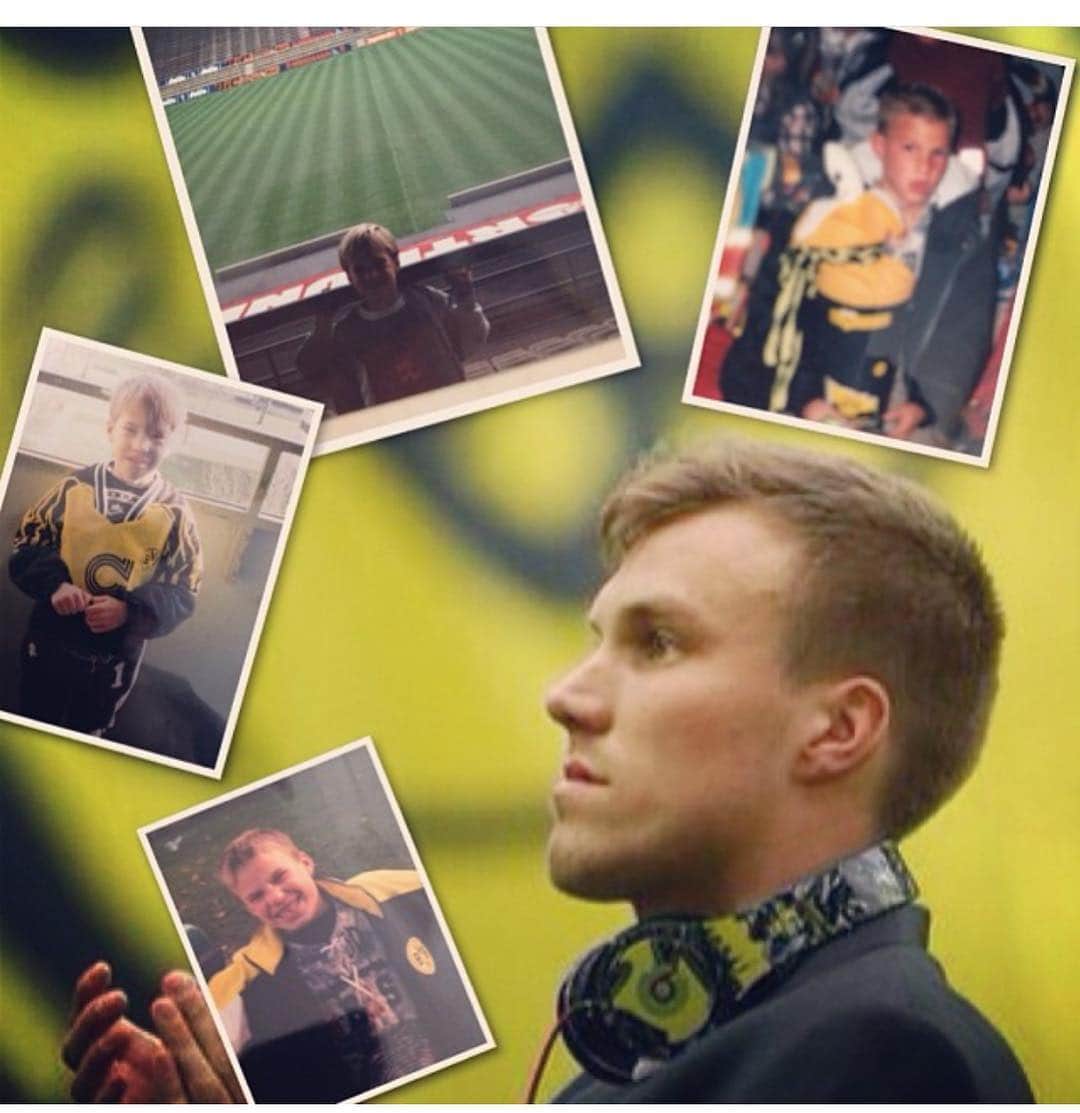 ケヴィン・グロスクロイツのインスタグラム：「1992 habe ich dich zum ersten Mal kennengelernt ,lieber Ballspielverein. Seit diesem Tag habe ich mich in dich verliebt 💛 1995 und 1996 durfte ich als Fan mit Dir die Meisterschaft feiern. 1997 den CL Sieg und 2002 nochmal die Meisterschaft . 2005 war das schwierigste Jahr als Fan . Wir saßen vor den Fernsehern oder haben Radio gehört und einfach nur gehofft das Borussia Dortmund bestehen bleibt , aber unsere Borussia wird niemals untergehen. Zwischen 2005-2008 hat man viel “Scheisse" ertragen müssen, wir waren trotzdem immer da und man hat es sich immer wieder angetan 👊🏻 Und dann wurde auf einmal mein Traum wahr🙏 Ich durfte selbst im Westfalenstadion auflaufen. 6 Jahre lang habe ich meinen Traum gelebt 🙏 2 mal Deutscher Meister , 1 mal Pokalsieger , durfte Derbysiege feiern und man stand im CL Finale . Diese Erinnerungen werde ich immer im Herzen behalten ob als Fan oder Spieler . Dieser Verein wird immer ein Teil meines Lebens sein 💛 Holt im Mai die Schale nach Hause Jungs 👊🏻💪🏻 Einmal Borusse - Immer Borusse 👊🏻」