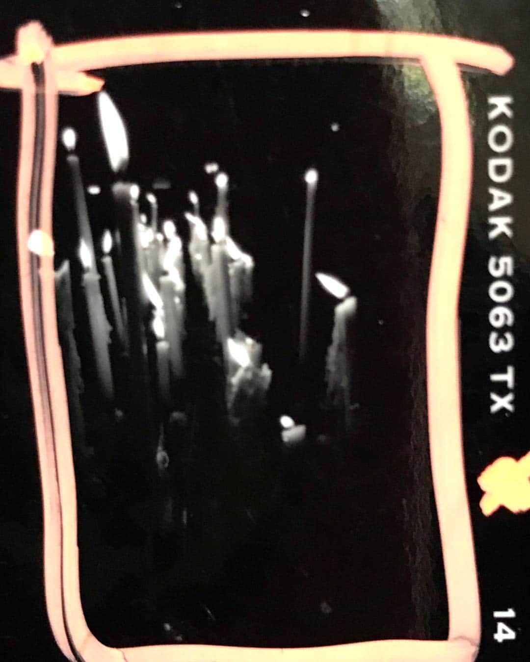 パール・ジャムさんのインスタグラム写真 - (パール・ジャムInstagram)「Thinking about Paris. First trip in 1991, I spent hours in Notre Dame with Michael Goldstone. Photo of candles for “Black” t-shirt. - Jeff」4月16日 6時59分 - pearljam