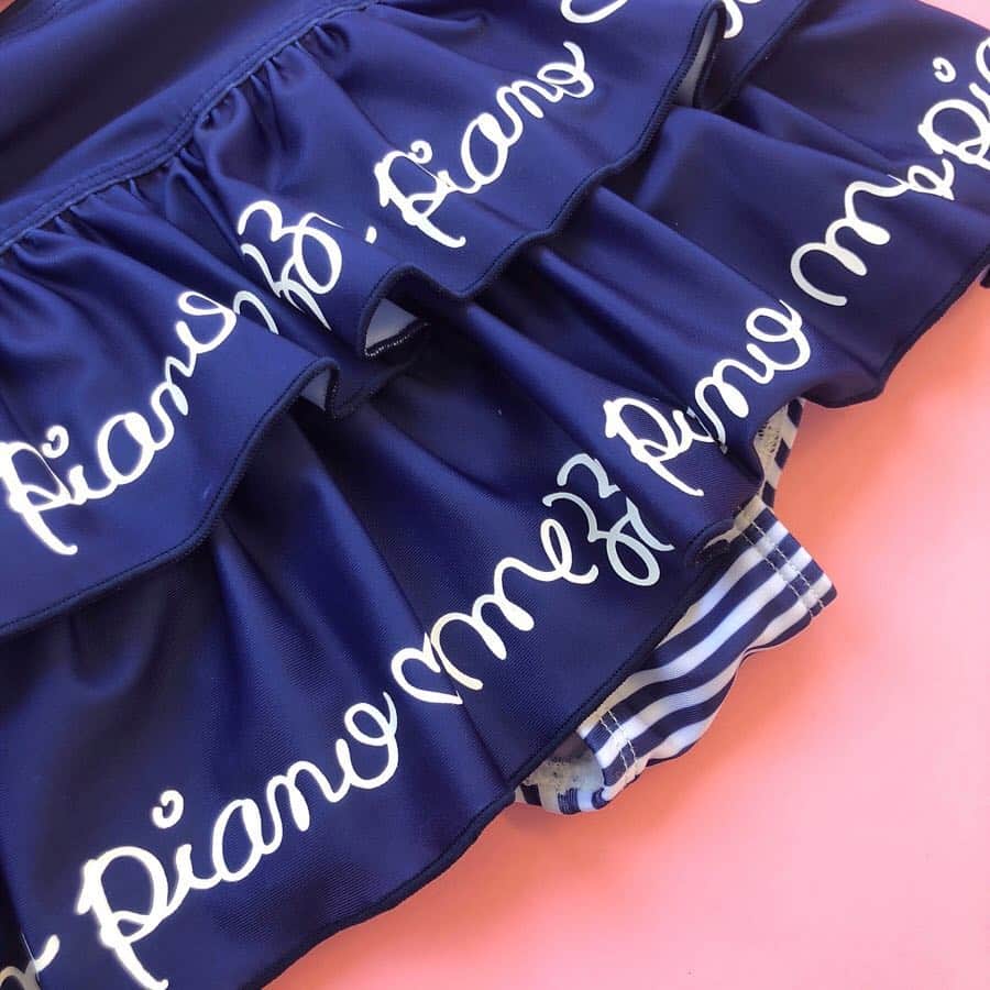 mezzo pianoさんのインスタグラム写真 - (mezzo pianoInstagram)「. ❤︎border & logo swim wear❤︎﻿ ﻿ メゾ ピアノのスイムウェアが﻿ ショップに揃いました♡﻿ . メゾ ピアノロゴがいっぱいのキュート水着は﻿ マリン風♡﻿ セパレートタイプのデザインが﻿ お姉さんぽくってお洒落♡﻿ ﻿ ■水着 ￥8,532﻿ ﻿ ※商品の入荷状況は、お近くのショップまで﻿﻿﻿ お問い合わせください。 ﻿﻿﻿ ※ NARUMIYAONLINEにて発売中。 ﻿﻿﻿﻿ ❤︎︎︎❤︎︎︎❤︎︎︎❤︎︎︎❤︎︎︎❤︎︎︎❤︎︎︎❤︎︎︎❤︎︎︎❤︎︎︎❤︎︎︎❤︎︎︎❤︎︎︎❤︎︎︎❤︎︎︎❤︎︎︎﻿﻿﻿﻿﻿﻿﻿﻿﻿ ﻿ #水着 #キッズ水着 #スイムウェア #キッズスウィムウェア ﻿ #メゾピアノ30周年﻿#メゾピアノ #mezzopiano﻿﻿﻿﻿﻿﻿﻿﻿﻿﻿﻿﻿﻿﻿﻿﻿﻿﻿ #summercollection #夏コレクション﻿﻿﻿﻿﻿﻿﻿﻿﻿﻿﻿﻿﻿#夏物#新作  #プリセス#女の子のママ #女の子ママとつながりたい #可愛い #女の子 #ピンク好き #ピンク＃ママスタグラム﻿#ママ撮 #インスタベイビー#ベビスタグラ#kidsfashion #kidswear ﻿ #pink #粉红色 #こども #子供服 #kidswear  #キッズファション #kidsfashion #ig_japan #ig_kids ﻿﻿﻿﻿﻿﻿ ﻿」4月16日 18時23分 - mezzopiano_official