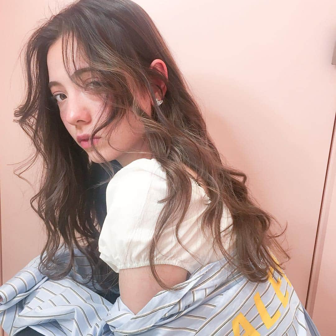 原涼香のインスタグラム：「ㅤㅤㅤㅤㅤㅤㅤㅤㅤㅤㅤㅤㅤ Sand Beige 👢👢 春はやっぱり明るめです♡ ㅤㅤㅤㅤㅤㅤㅤㅤㅤㅤㅤㅤㅤ」