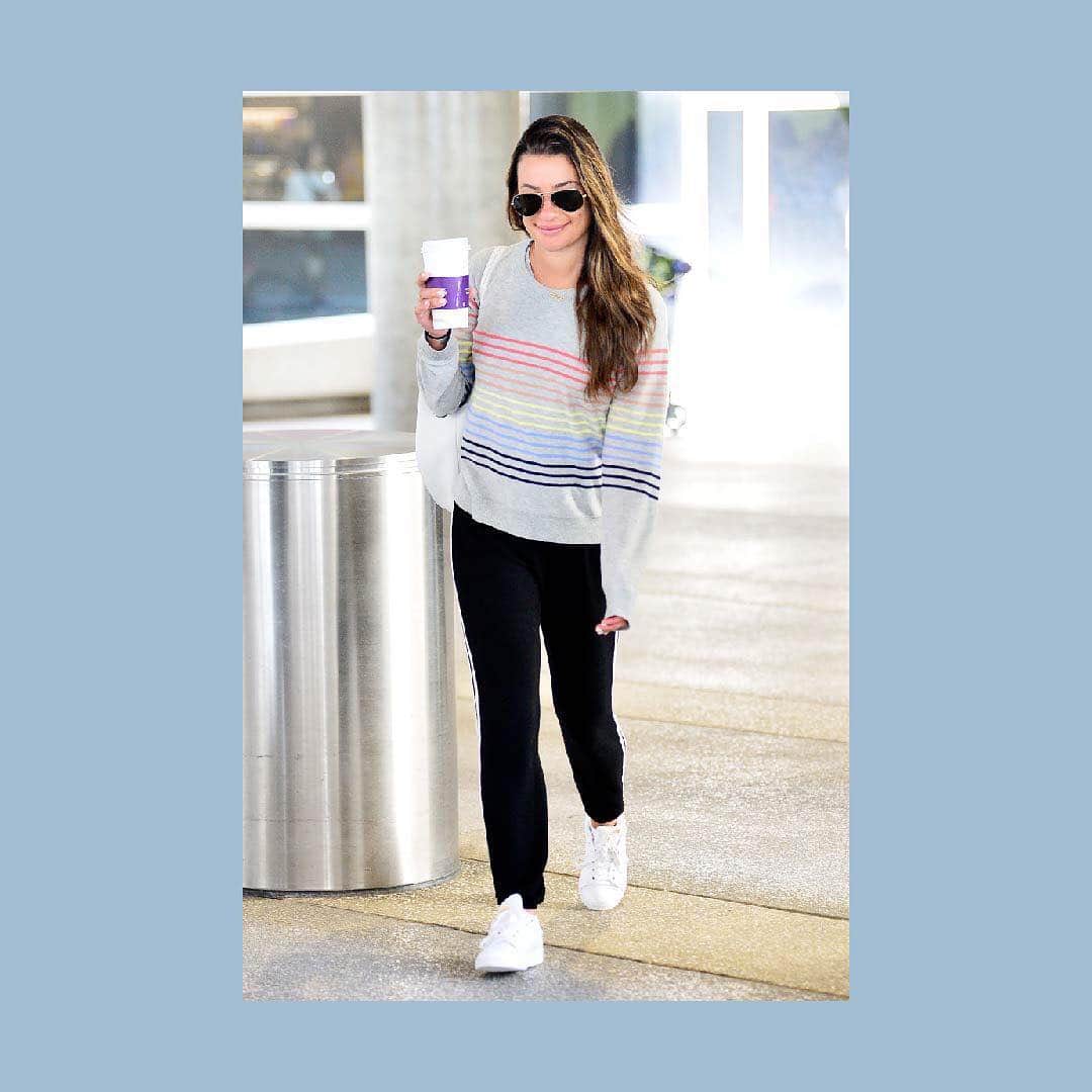 スプレンディドさんのインスタグラム写真 - (スプレンディドInstagram)「Airport chic with #LeaMichele in our Daydream sweater / tap to shop.」4月16日 10時27分 - splendidla
