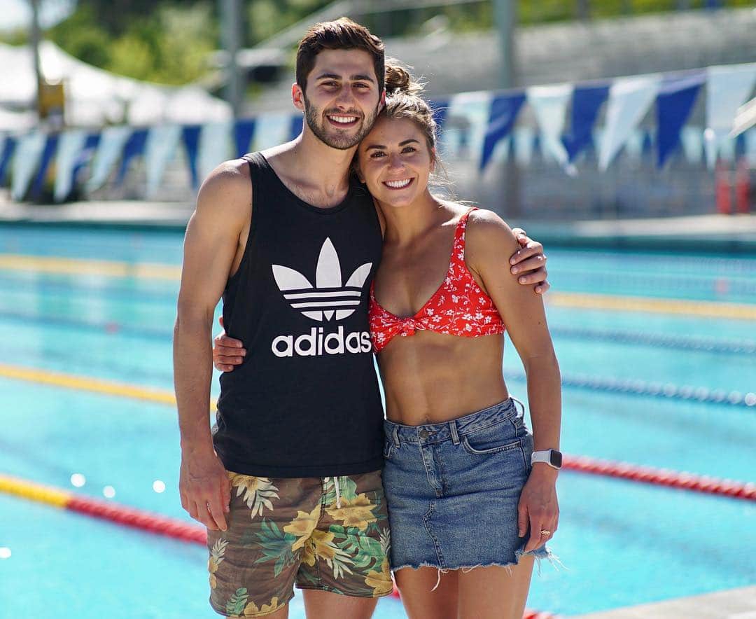 キャシディ・クックのインスタグラム：「Double tap if you think me and Joey should make a comeback in mixed synchro 2020 🤭🇺🇸」