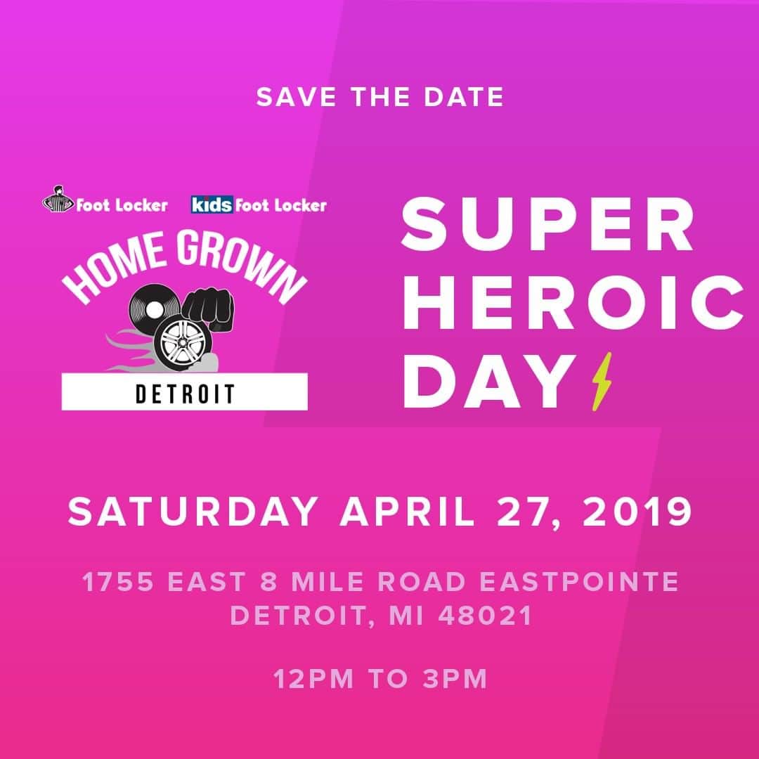 のインスタグラム：「Super Heroic Day ⚡️ is coming to our new Detroit Powerstore. @superheroic @jasonmayden」