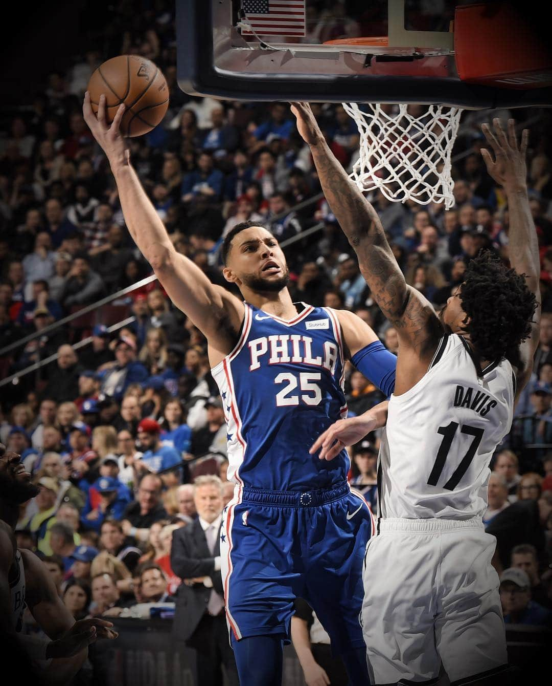 NBAさんのインスタグラム写真 - (NBAInstagram)「@bensimmons records his second career #NBAPlayoffs triple-double for the @sixers with 18p/12a/10r! #TripleDoubleAlert」4月16日 11時30分 - nba