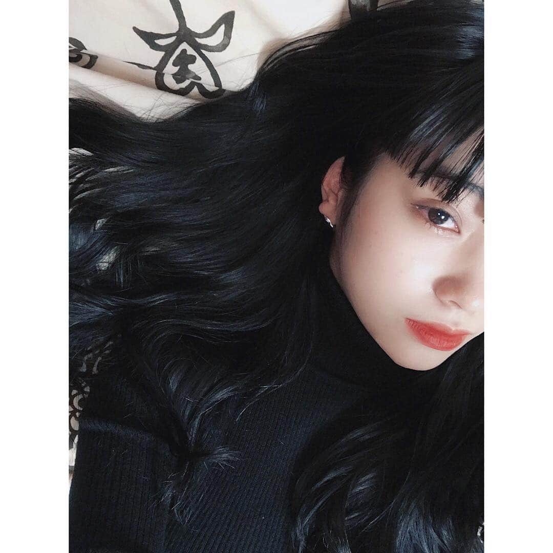 北澤舞悠（まゆちる）のインスタグラム：「黒髪が辞められない⚫️」