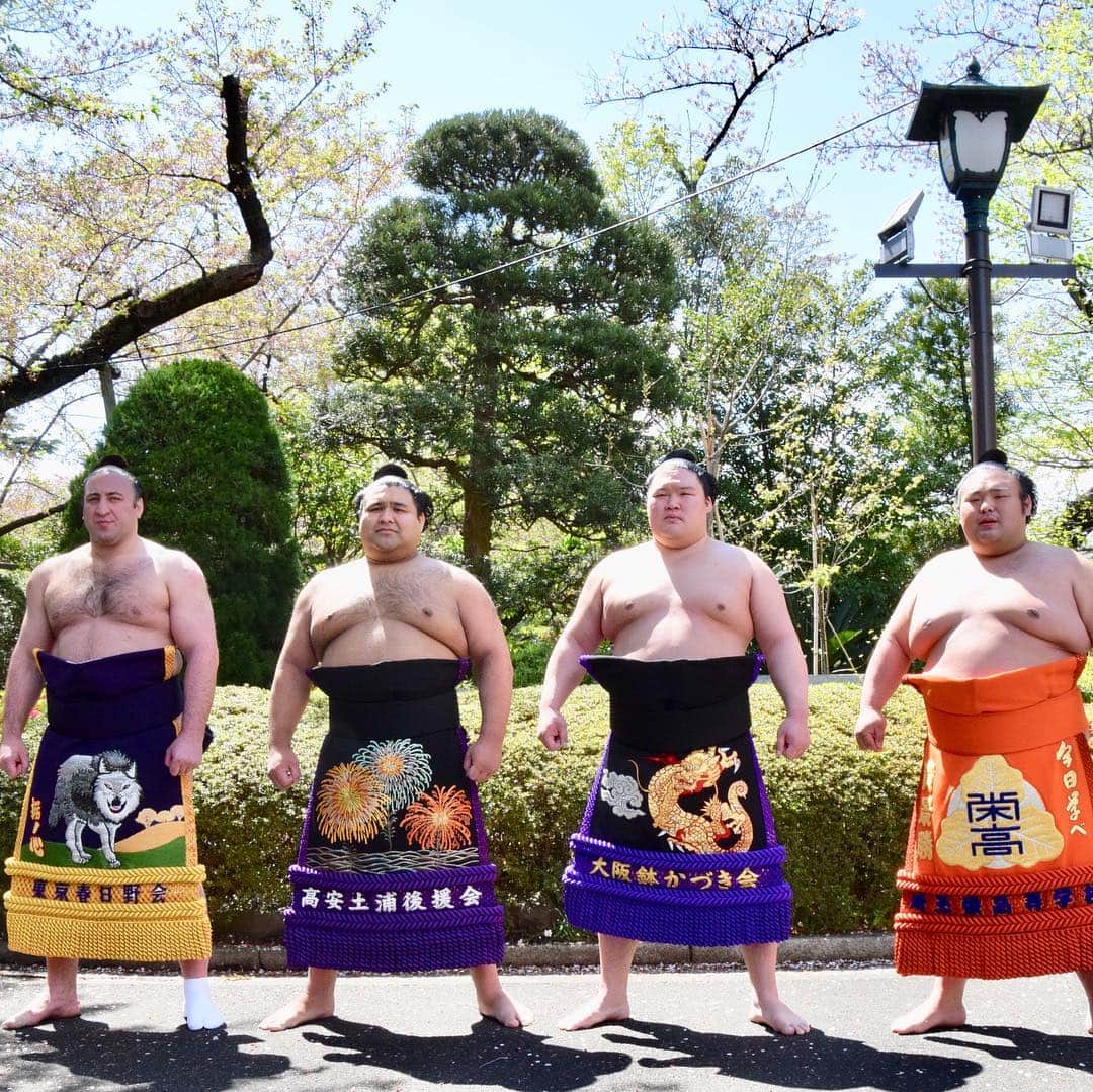 日本相撲協会さんのインスタグラム写真 - (日本相撲協会Instagram)「靖國神社奉納大相撲の様子。  #sumo #相撲 #大相撲 #巡業 #春 #日本 #japan」4月16日 12時18分 - sumokyokai