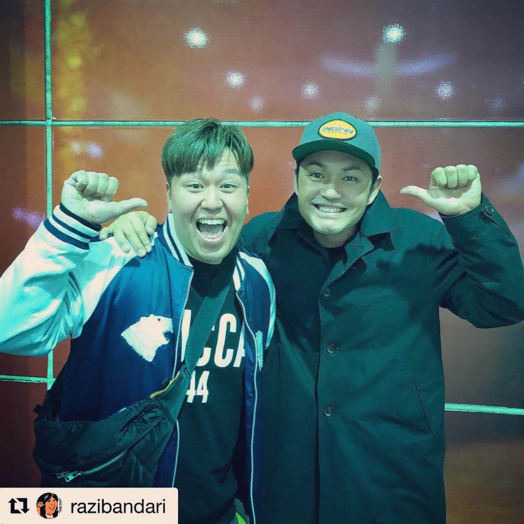 阿部亮平さんのインスタグラム写真 - (阿部亮平Instagram)「#Repost @razibandari with @get_repost ・・・ 昨日は久しぶりに 亮ちゃんと飲み。 楽しかったり、笑ったり ラジバンダリ‼️ #阿部亮平 #俳優 #ラジバンダリ西井  #芸人 #飲んだり #食べたり #ラジバンダリ  #最高でした #また飲もう」4月16日 12時40分 - abe_ryohei_