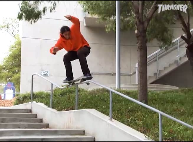 スラッシャーのインスタグラム：「PRO AS FUCK @alexis_sm4l @sk8mafia 💥🔨」