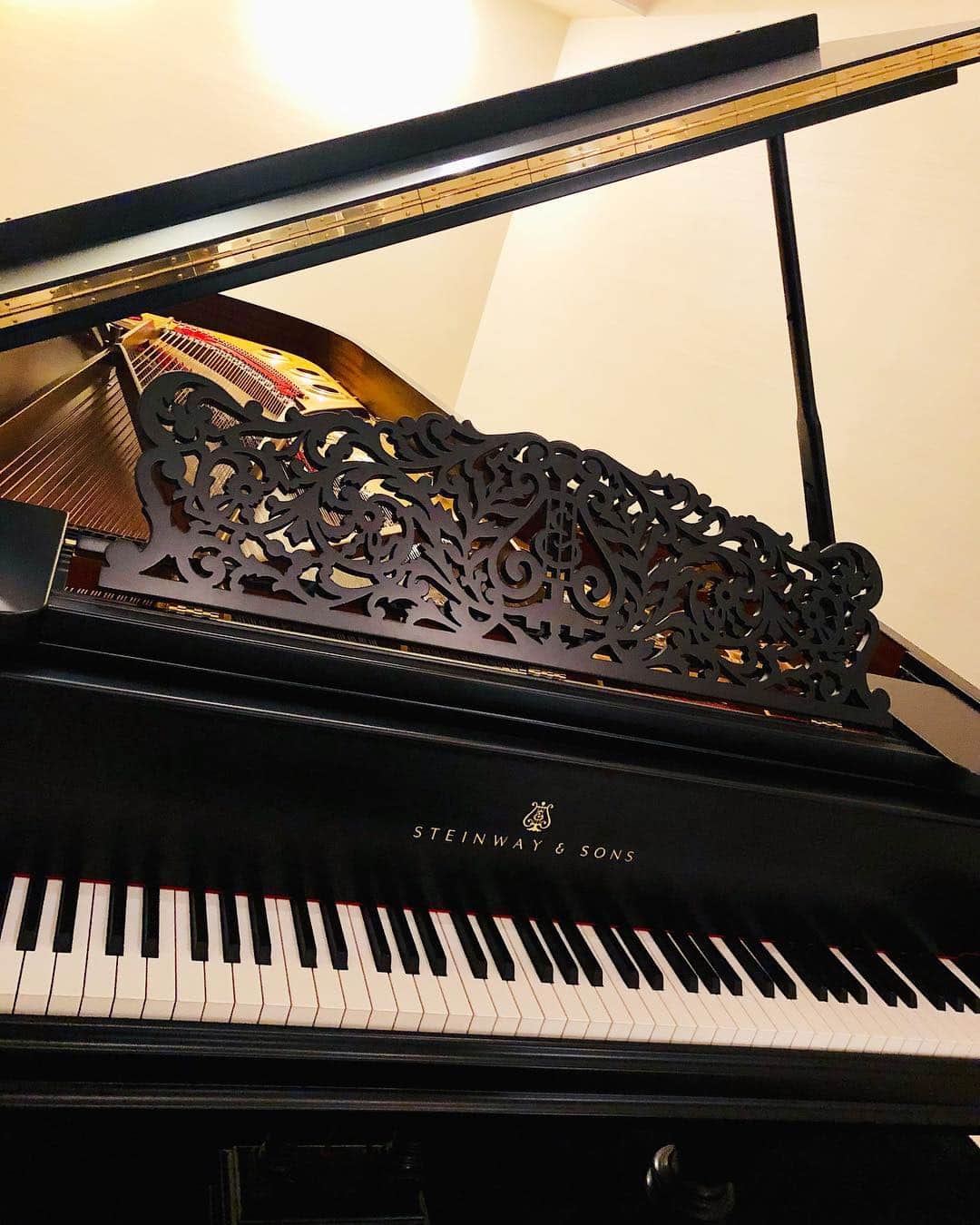 森本麻衣のインスタグラム：「Super Steinway🥰🎹💕 . 日本にあるスタインウェイでも 最高峰‼️のもの。新品。 とあるお宅にて🏠 . . タッチや響きも めちゃくちゃ好みだった…😭 こんな夢みたいなピアノがお家にあるなんて、羨ましいな。 .  ピアノっていいね👌 . . . #maimorimoto#piano#pianist#steinway#steinwayandsons#grandpiano#tokyo #🎹#🏠 #森本麻衣#ピアノ#ピアニスト#スタインウェイ#グランドピアノ #丸い響き#深い響き#重い響き#私の理想」