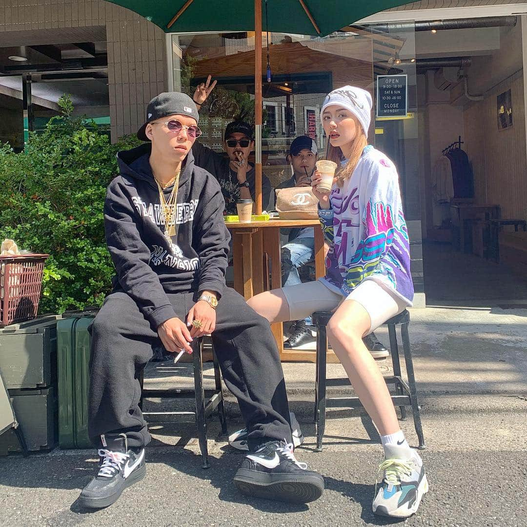 Niinaさんのインスタグラム写真 - (NiinaInstagram)「crew👥👥💜 @goodpeople_goodcoffee」4月16日 14時43分 - niina__official