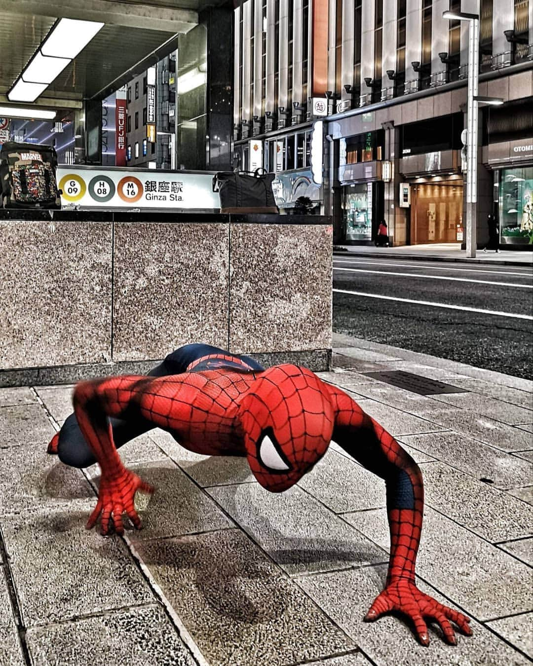 Japanese Spidermanのインスタグラム