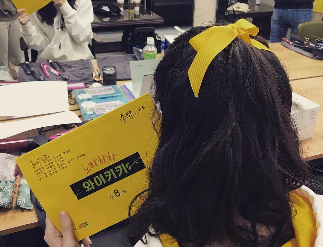 ムン・ガヨンさんのインスタグラム写真 - (ムン・ガヨンInstagram)「🎗」4月16日 16時42分 - m_kayoung