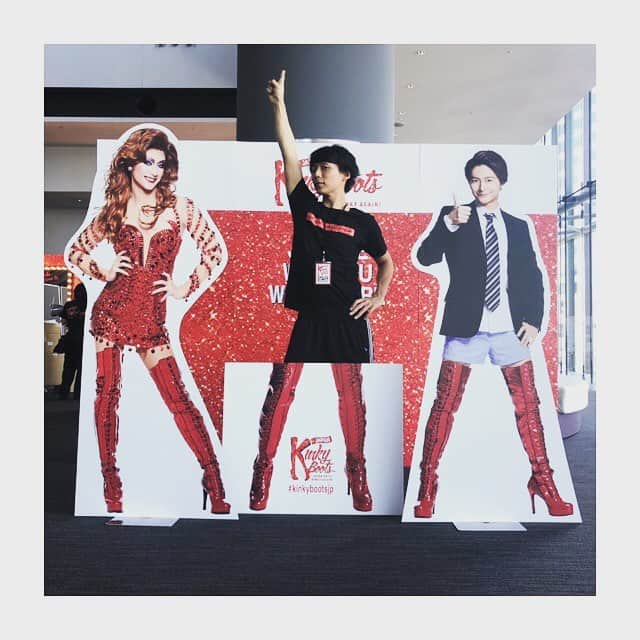 JONTEさんのインスタグラム写真 - (JONTEInstagram)「here we go🎶 #kinkybootsjp #kinkyboots」4月16日 16時46分 - jtfav