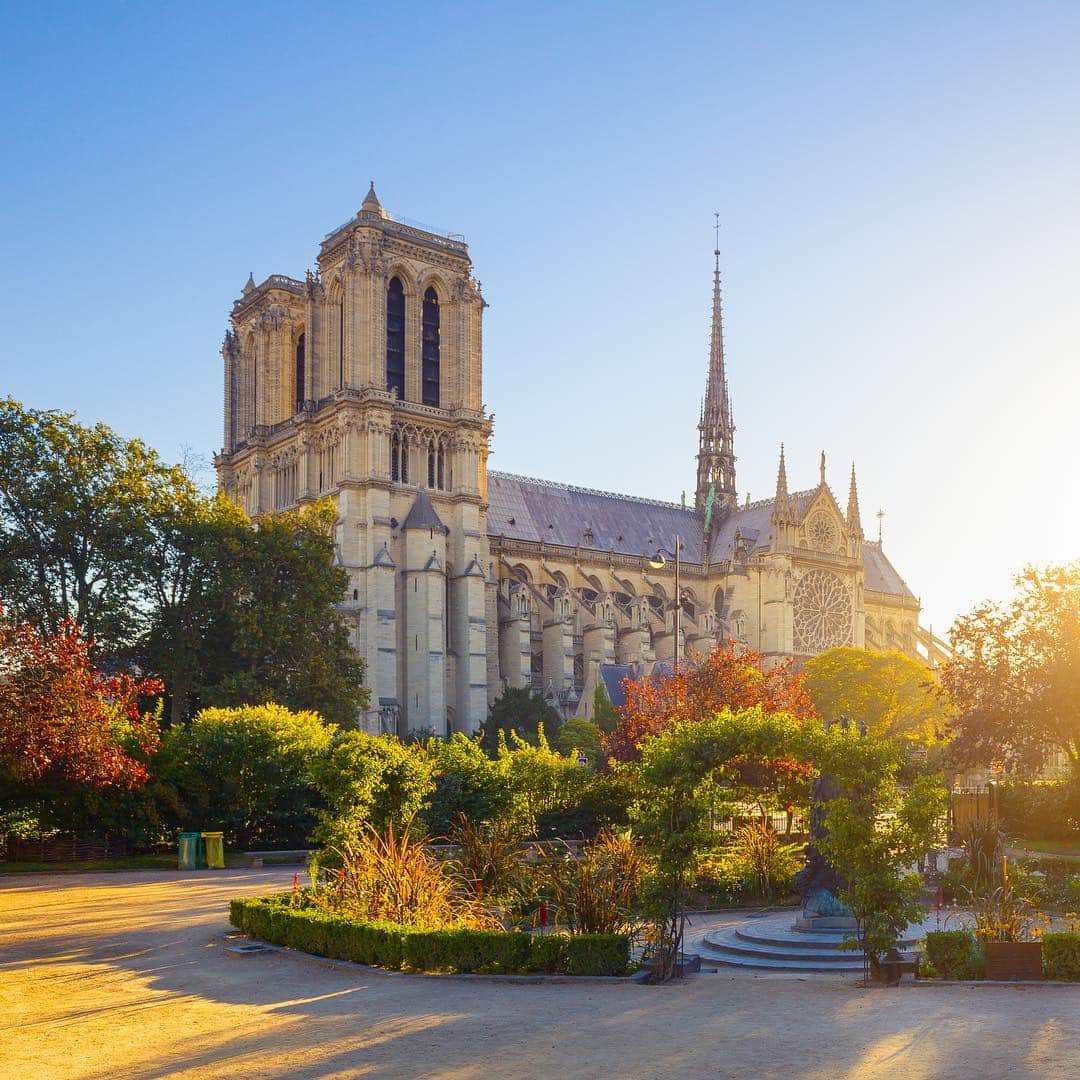 クリスチャンディオールさんのインスタグラム写真 - (クリスチャンディオールInstagram)「The house of Dior stands behind the cathedral of Notre-Dame, one of Paris’s most iconic and celebrated monuments. Its beauty and symbolism remain untouched.」4月16日 17時04分 - dior