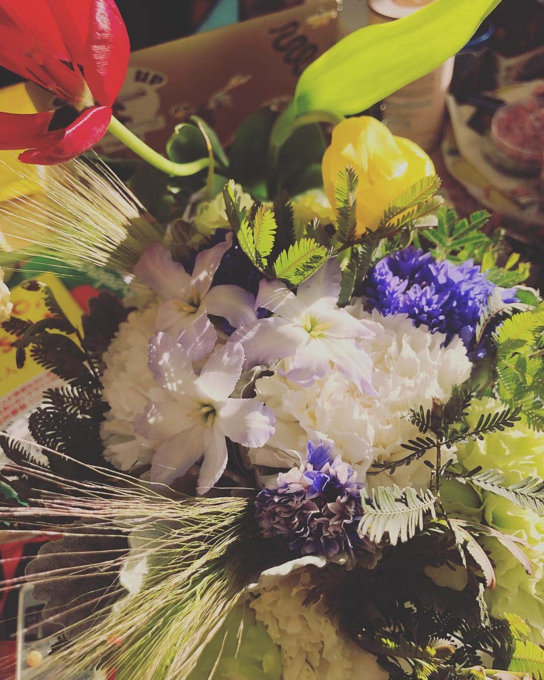 軍地彩弓さんのインスタグラム写真 - (軍地彩弓Instagram)「パーフェクトな春の麗らかな日。  お花か届きました。嬉しいな🌸💐🌼 #vancleefarpels さんありがとうございます。 春のパワーで癒されます。  #vcafrivole #ヴァンクリーフアーペル」4月16日 17時21分 - sayumi7