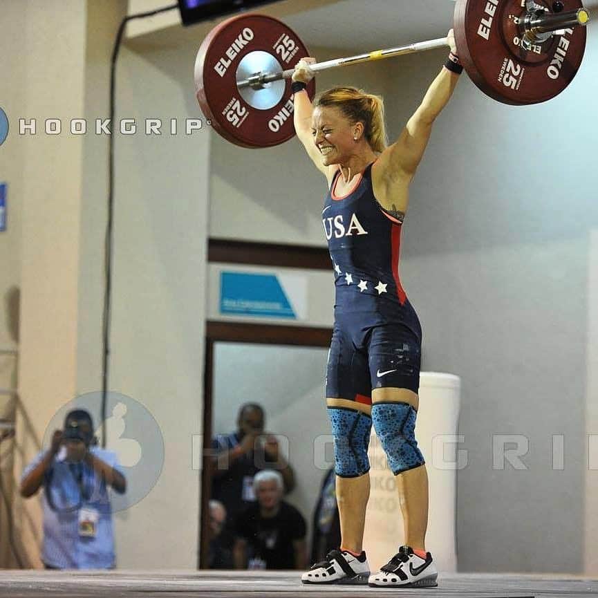 モーガン・キングのインスタグラム：「Almost go time. Pan Am Championships in one week! • • • #teamusa #usaw #weightlifting #panams #championships #snatch #guatemala #hookgrip」